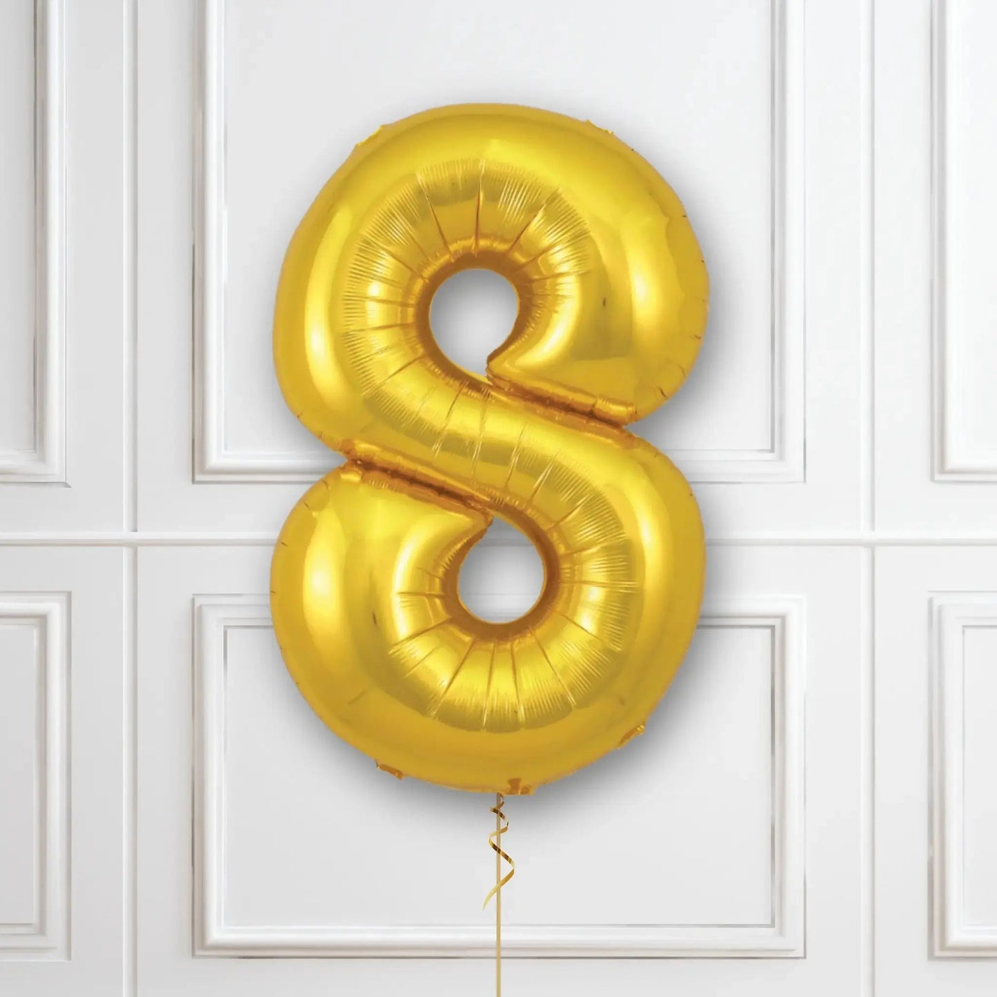 Large Gold Foil Number Balloons | The Party Hut