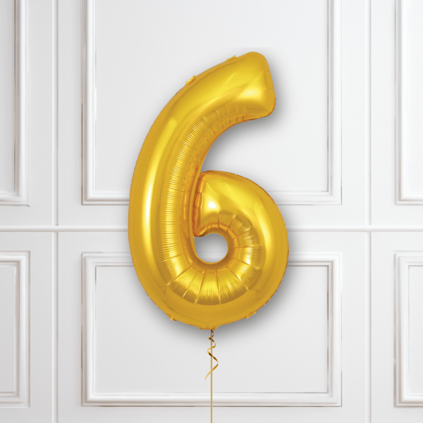 Large Gold Foil Number Balloons | The Party Hut