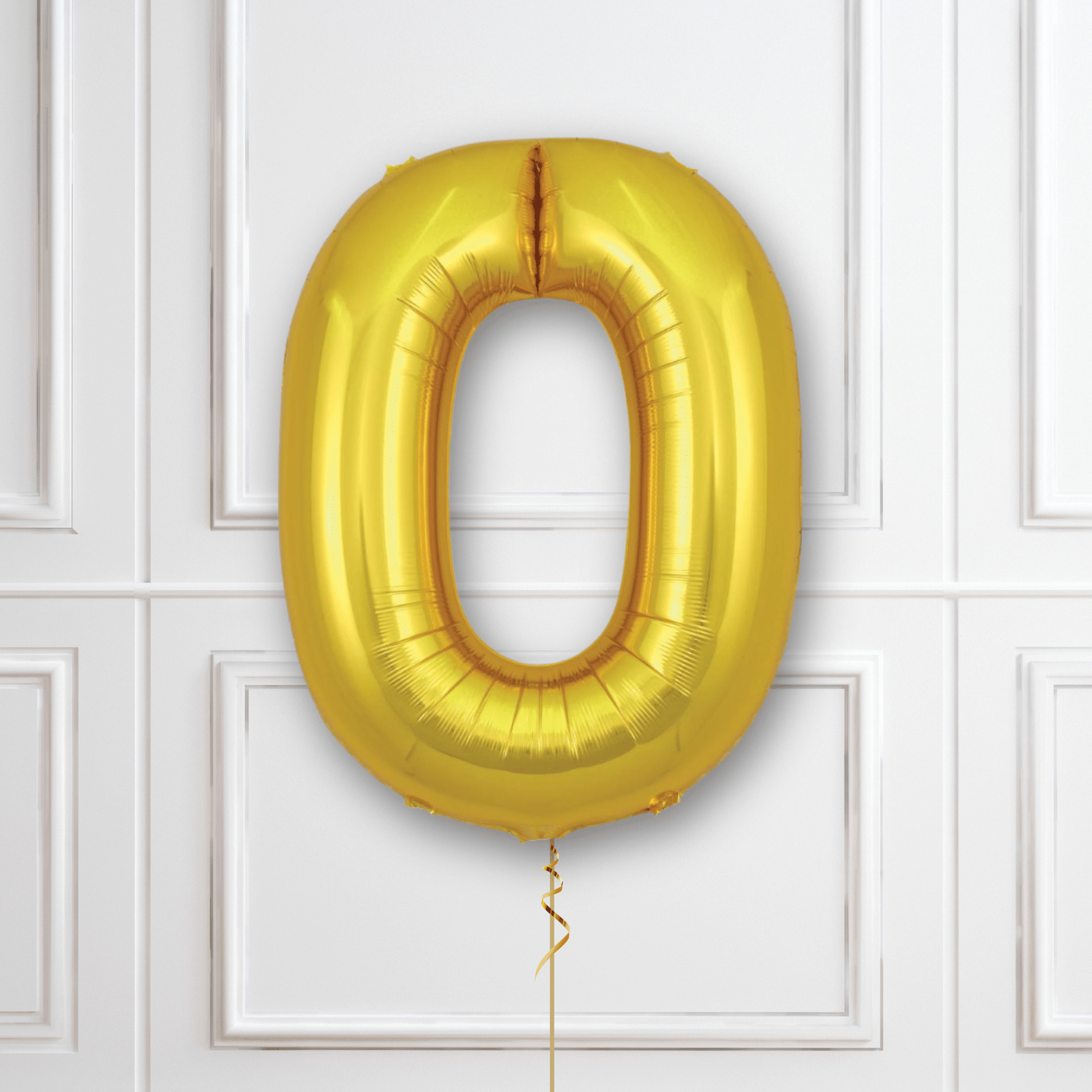 Large Gold Foil Number Balloons