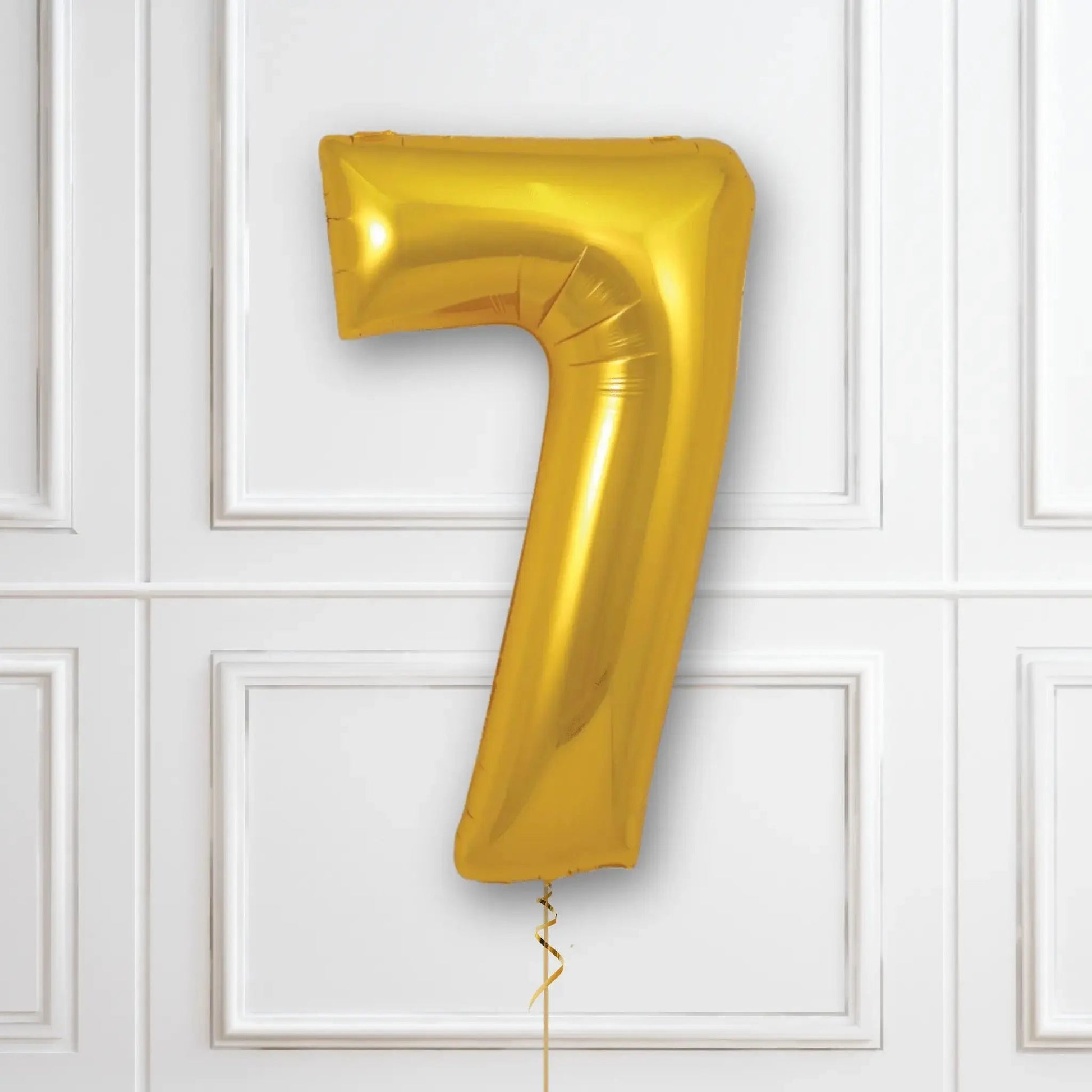 Large Gold Foil Number Balloons