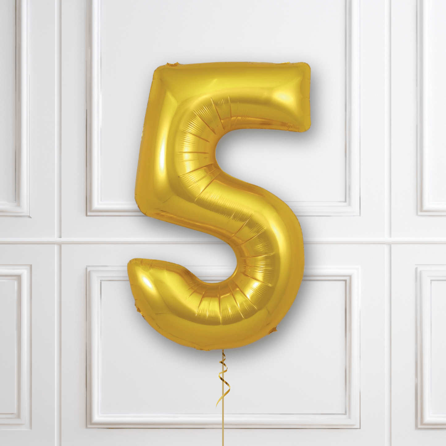 Large Gold Foil Number Balloons | The Party Hut