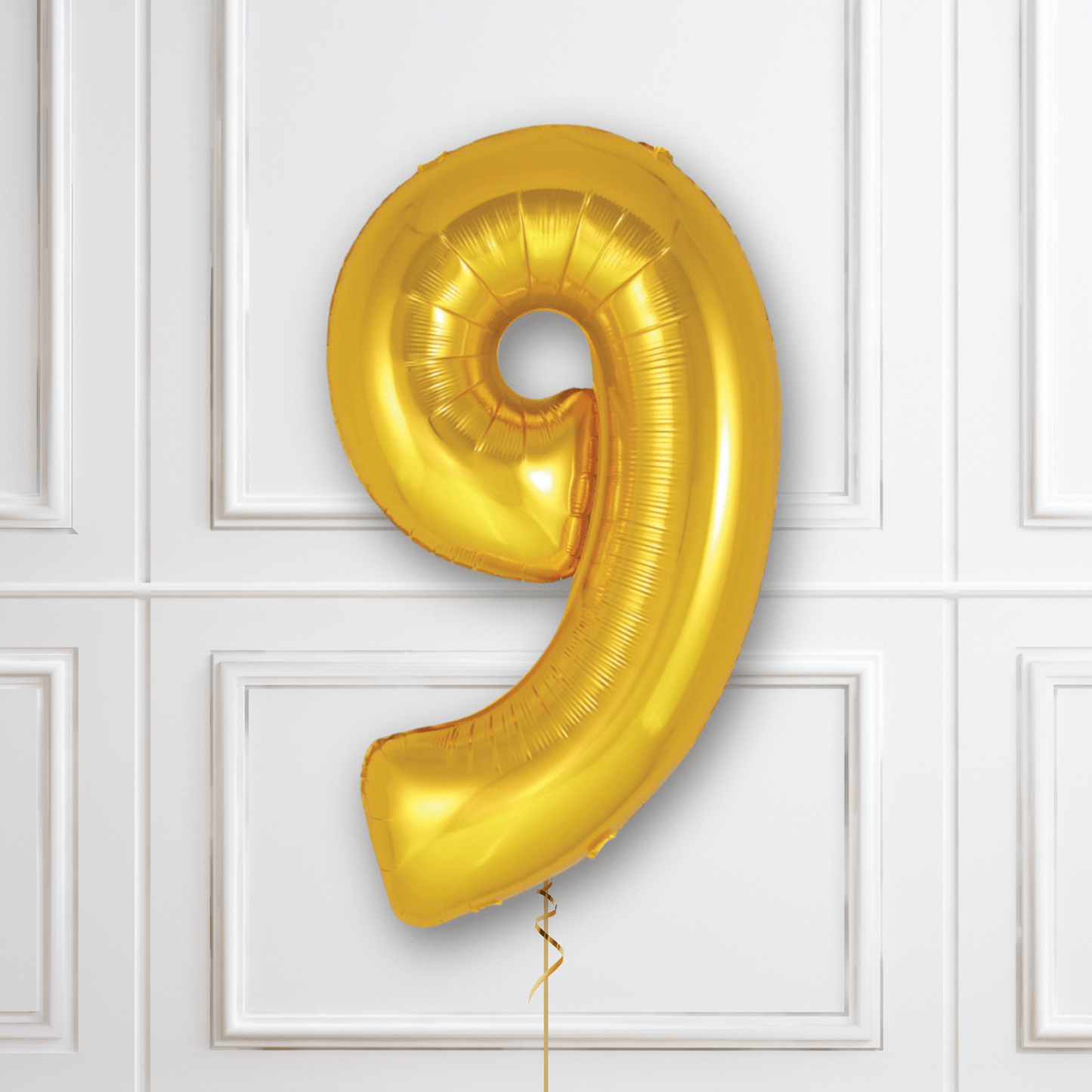 Large Gold Foil Number Balloons | The Party Hut