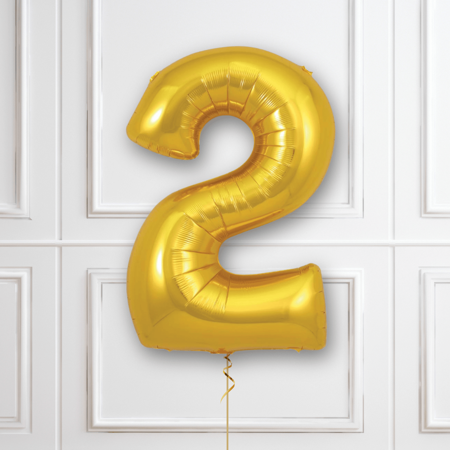 Large Gold Foil Number Balloons | The Party Hut