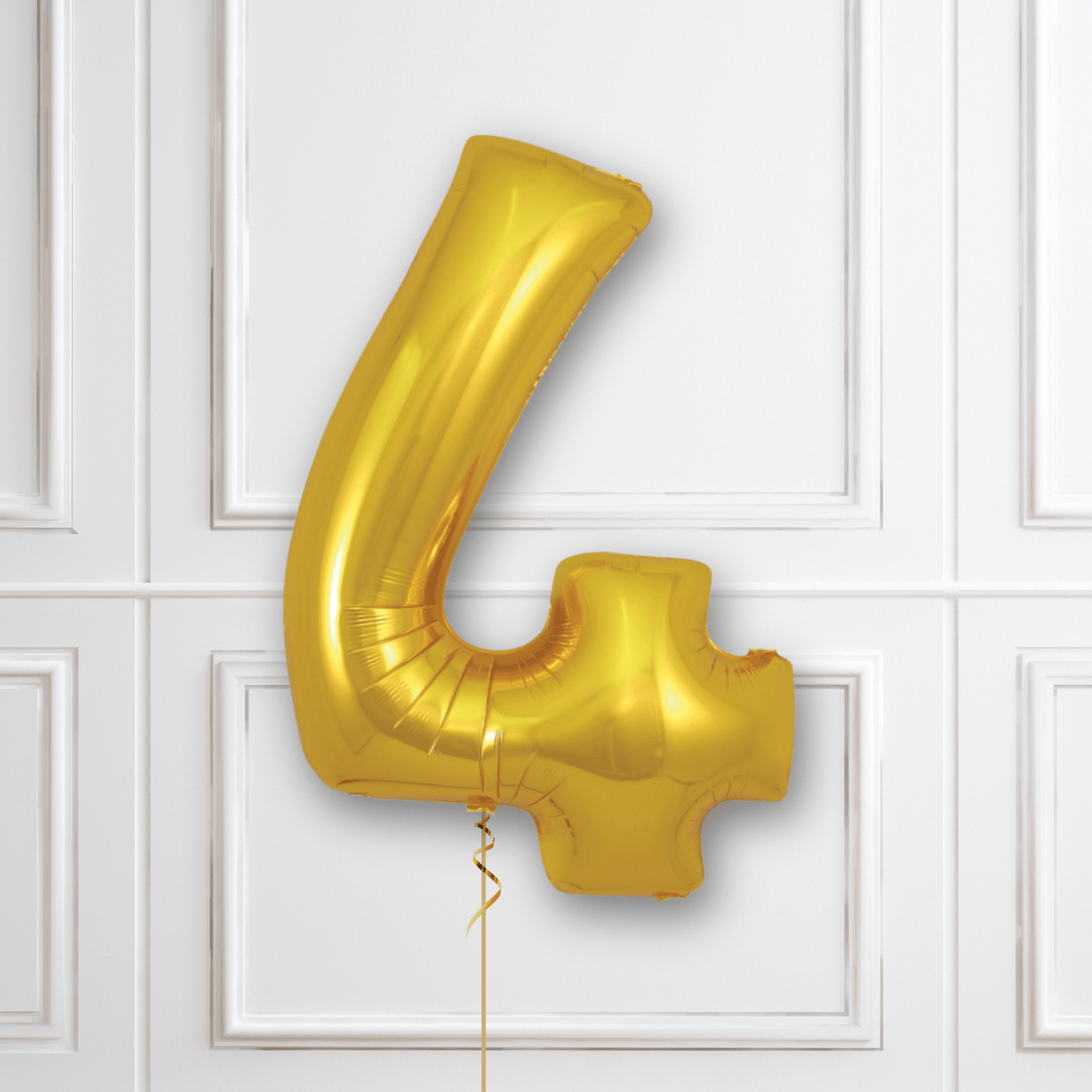 Large Gold Foil Number Balloons | The Party Hut