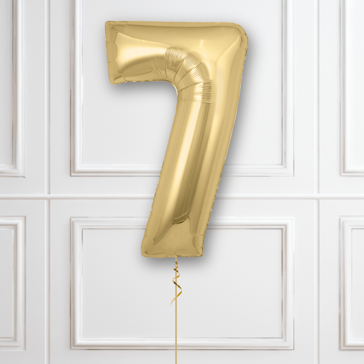 Large Gold Silk Foil Number Balloons | The Party Hut