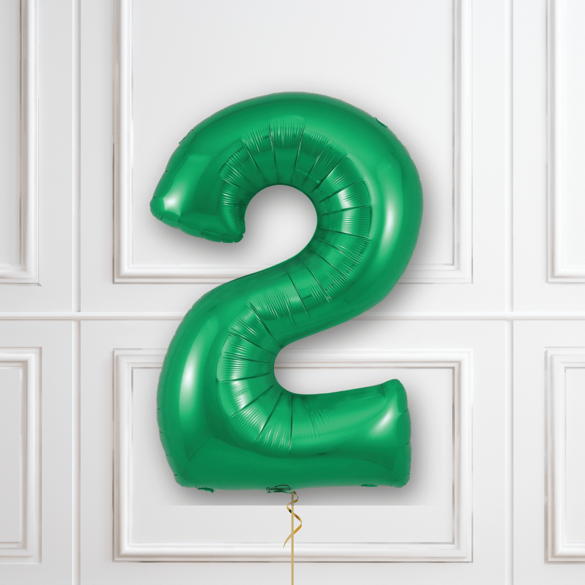 Large Green Foil Number Balloons