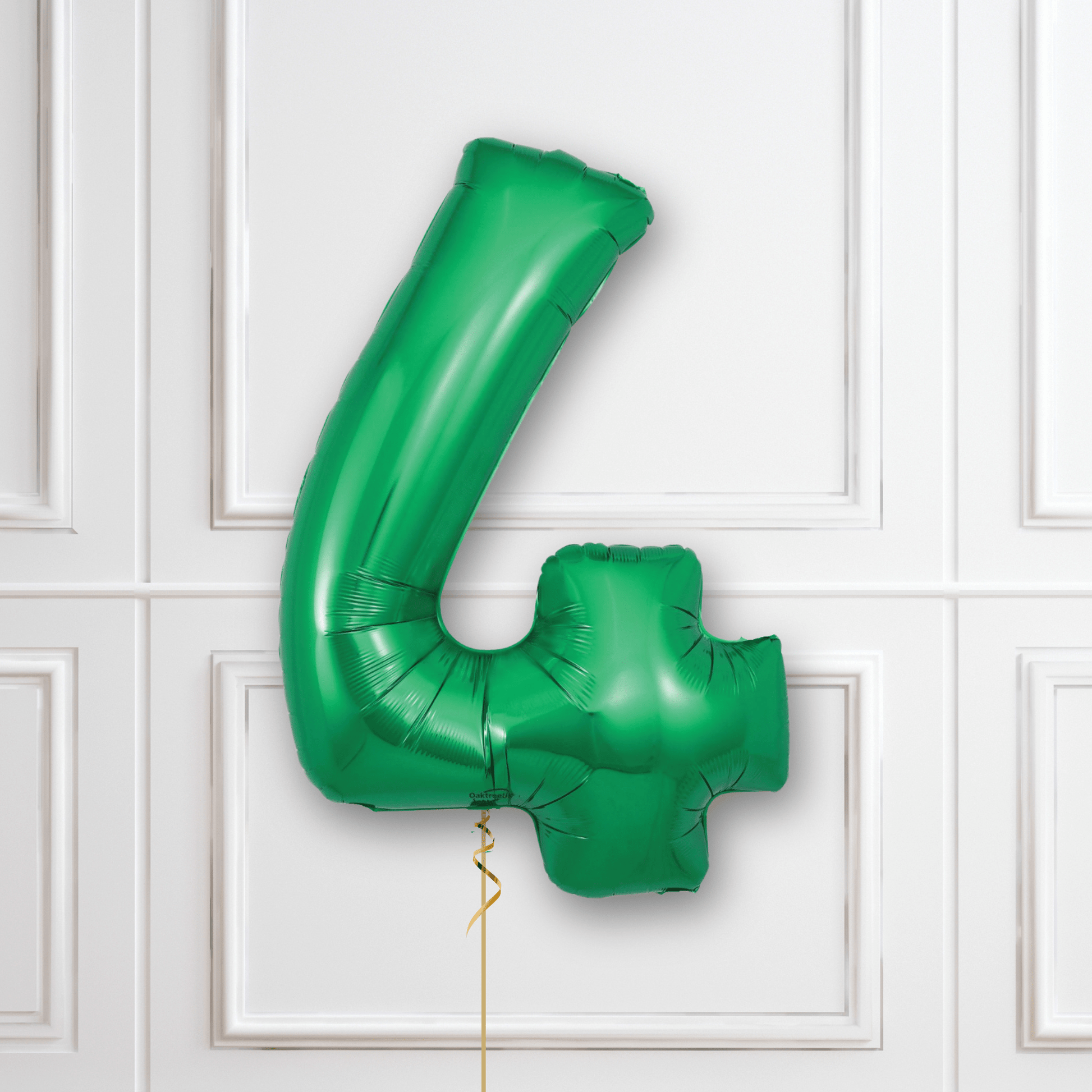 Large Green Foil Number Balloons