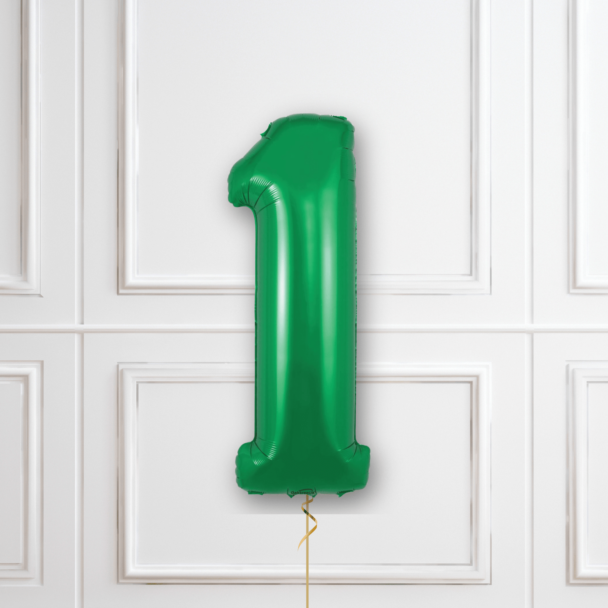 Large Green Foil Number Balloons