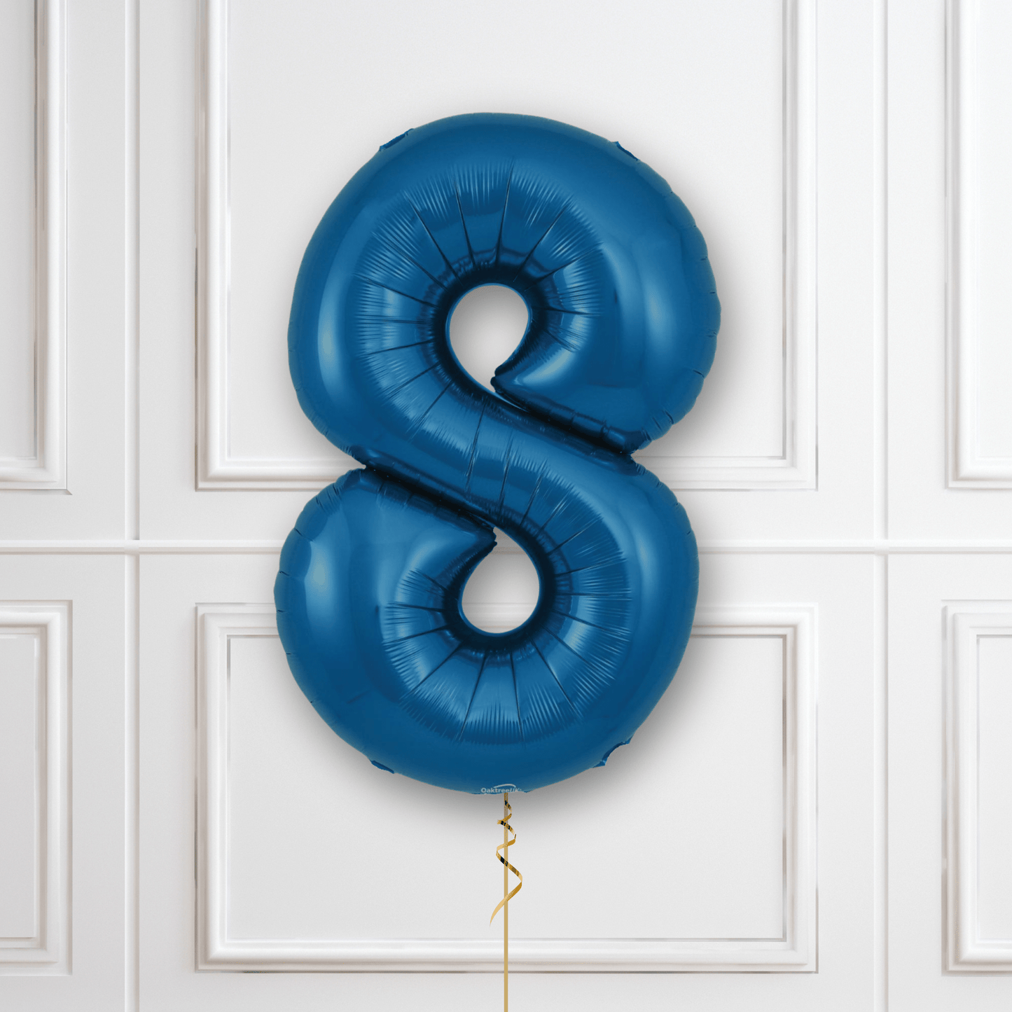 Large Navy Foil Number Balloons | The Party Hut