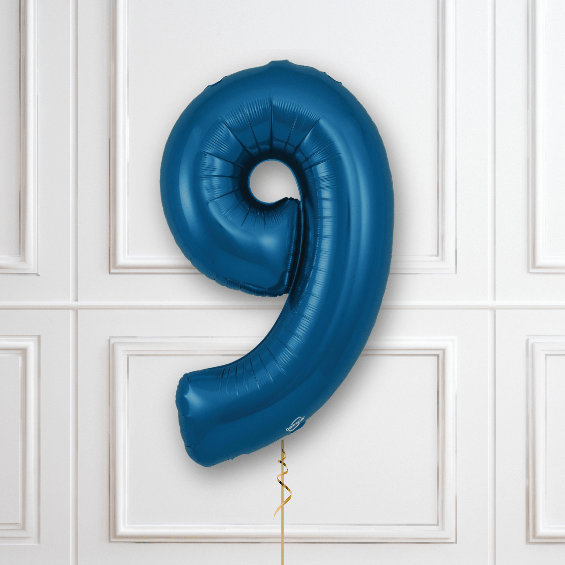 Large Navy Foil Number Balloons