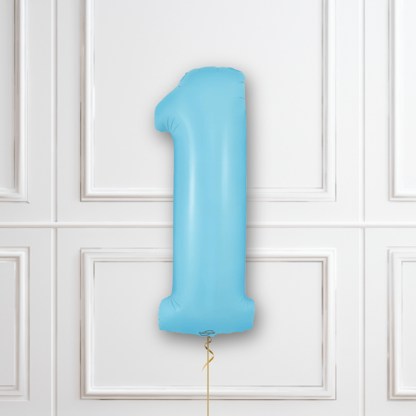 Large Pastel Blue Foil Number Balloon One (1) | The Party Hut