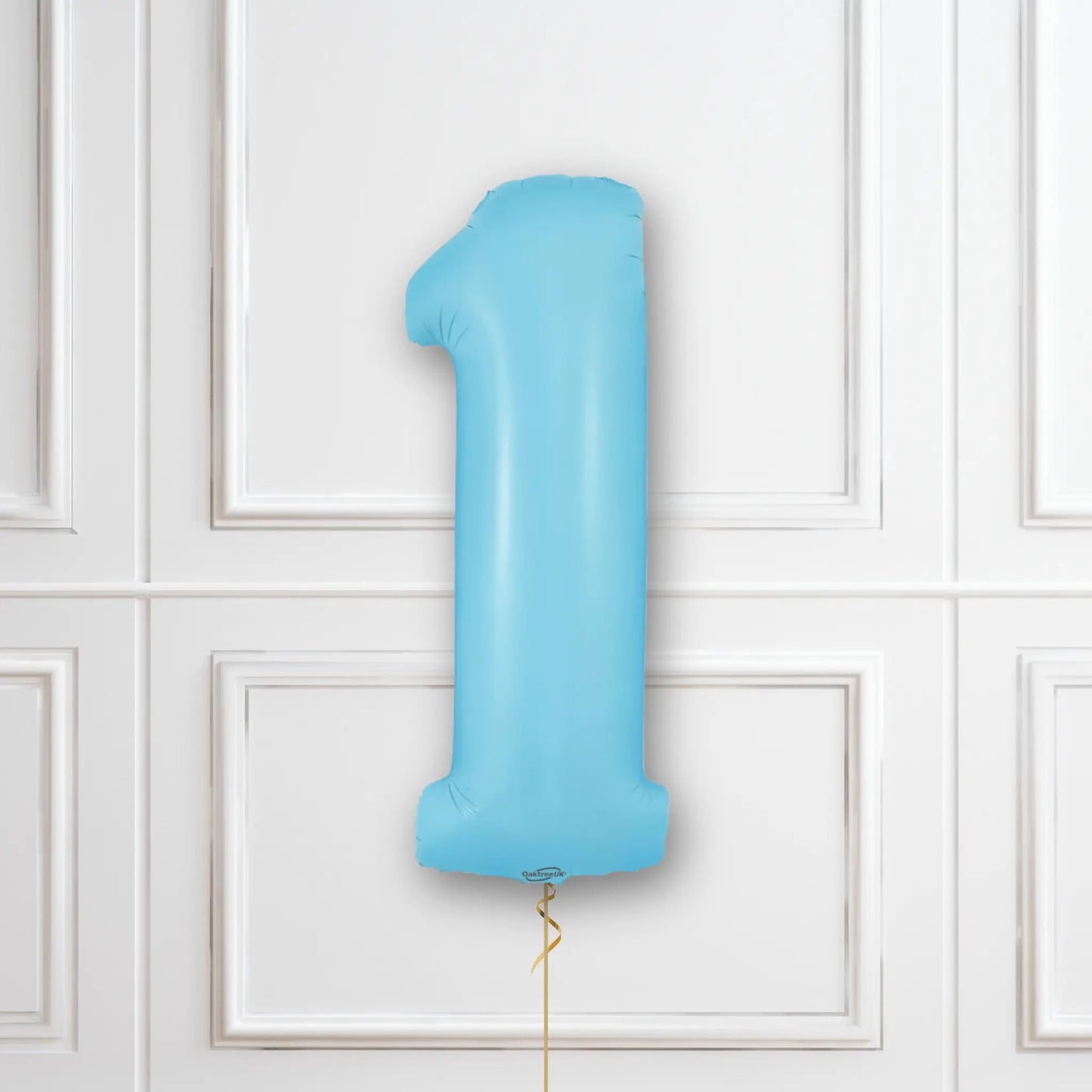 Large Pastel Blue No.1 Balloon | The Party Hut