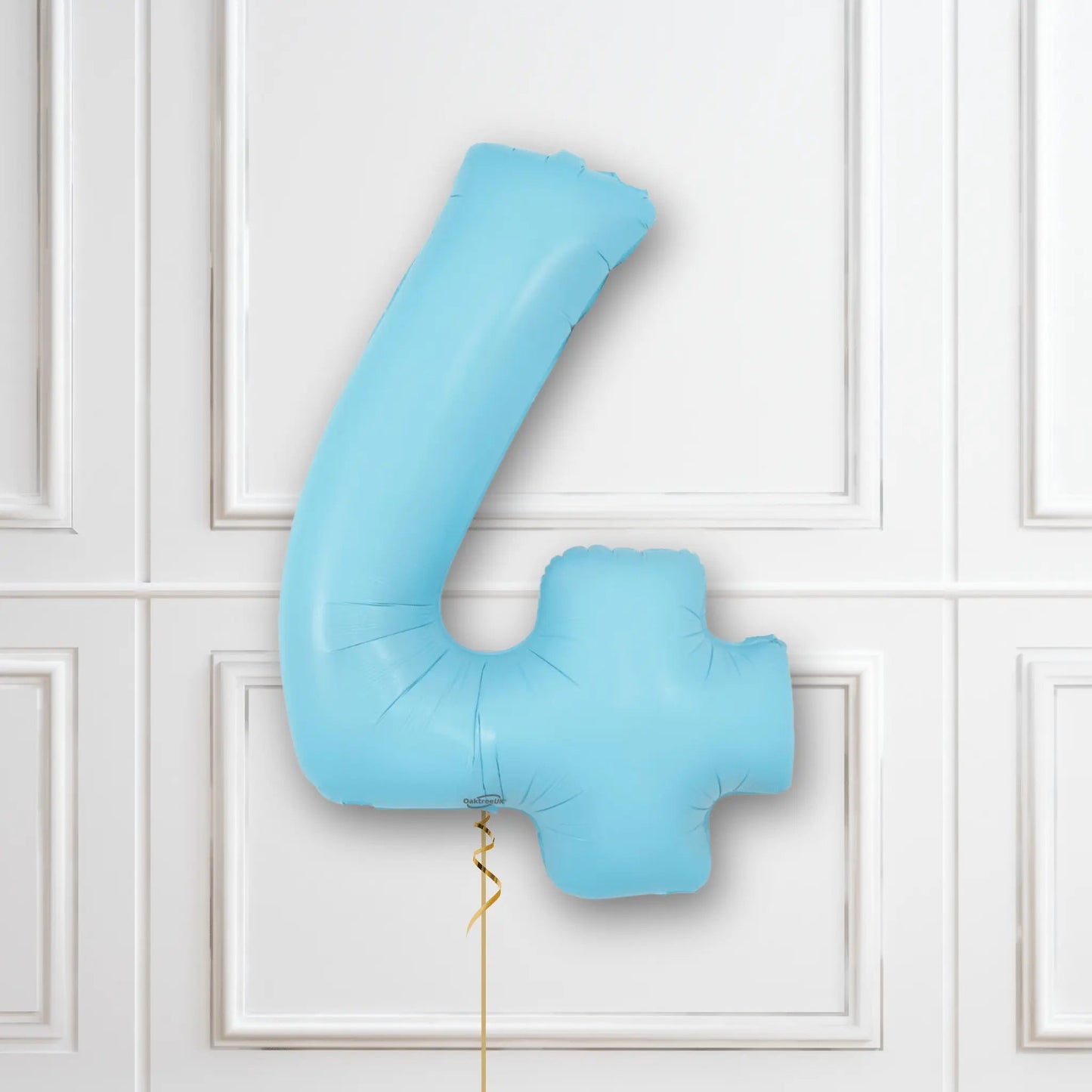 Large Pastel Blue No.4 Balloon | The Party Hut