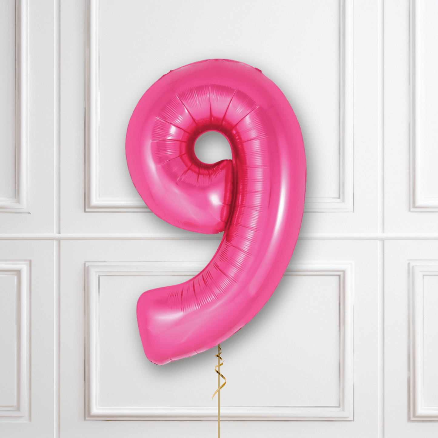 Large Pink Foil Number Balloons | The Party Hut