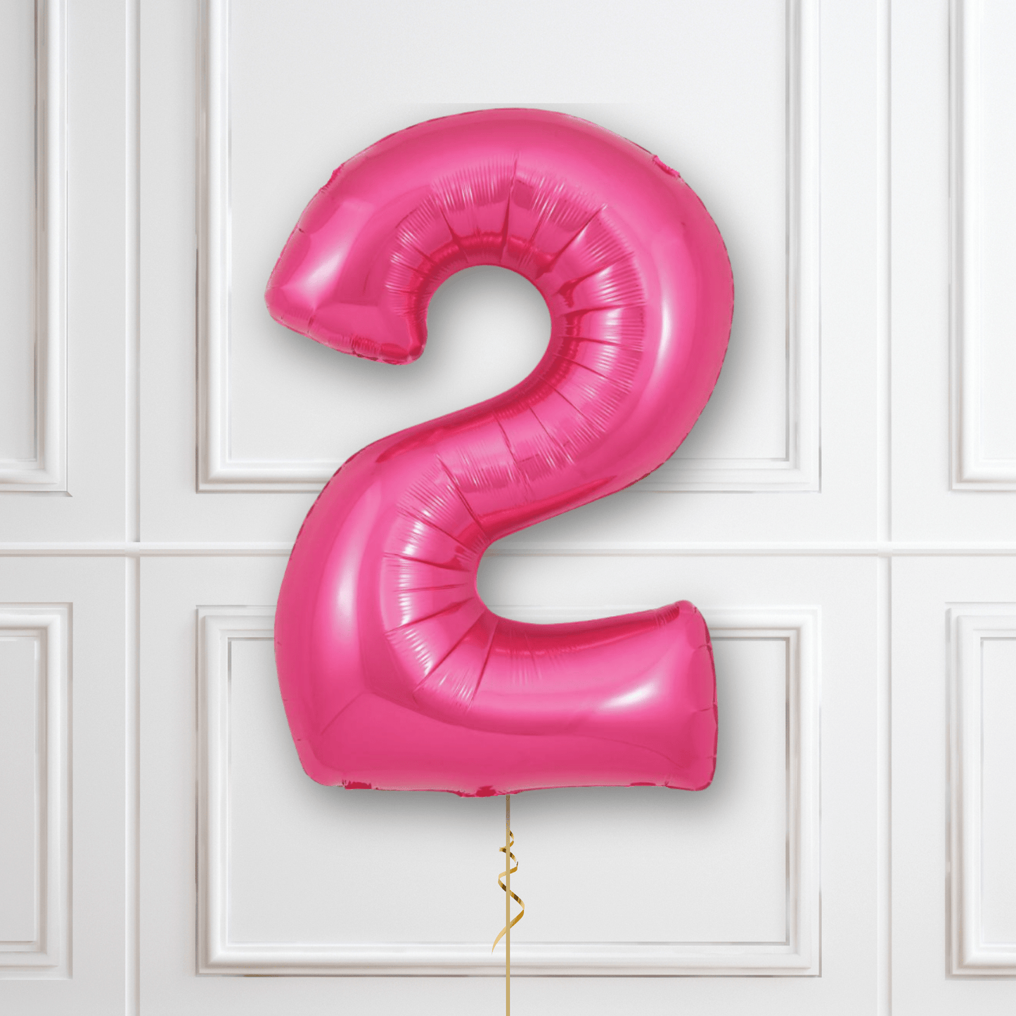 Large Pink Foil Number Balloons | The Party Hut