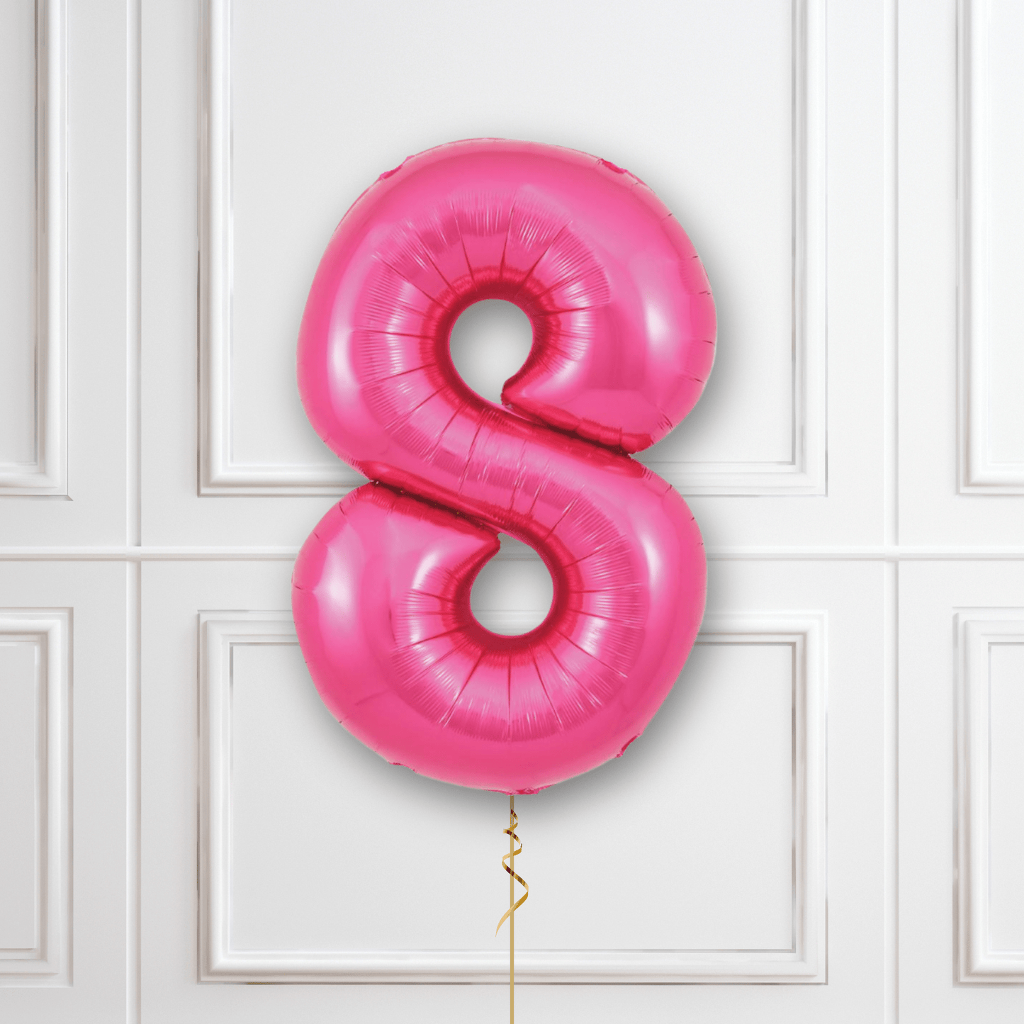 Large Pink Foil Number Balloons | The Party Hut