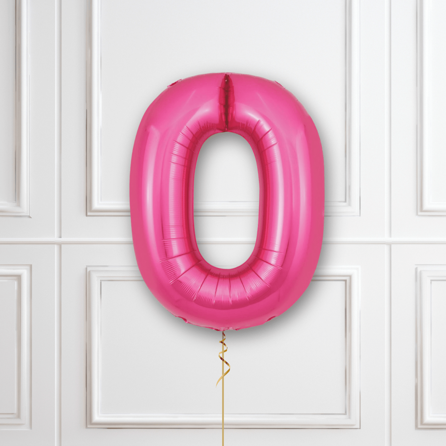 Large Pink Foil Number Balloons | The Party Hut