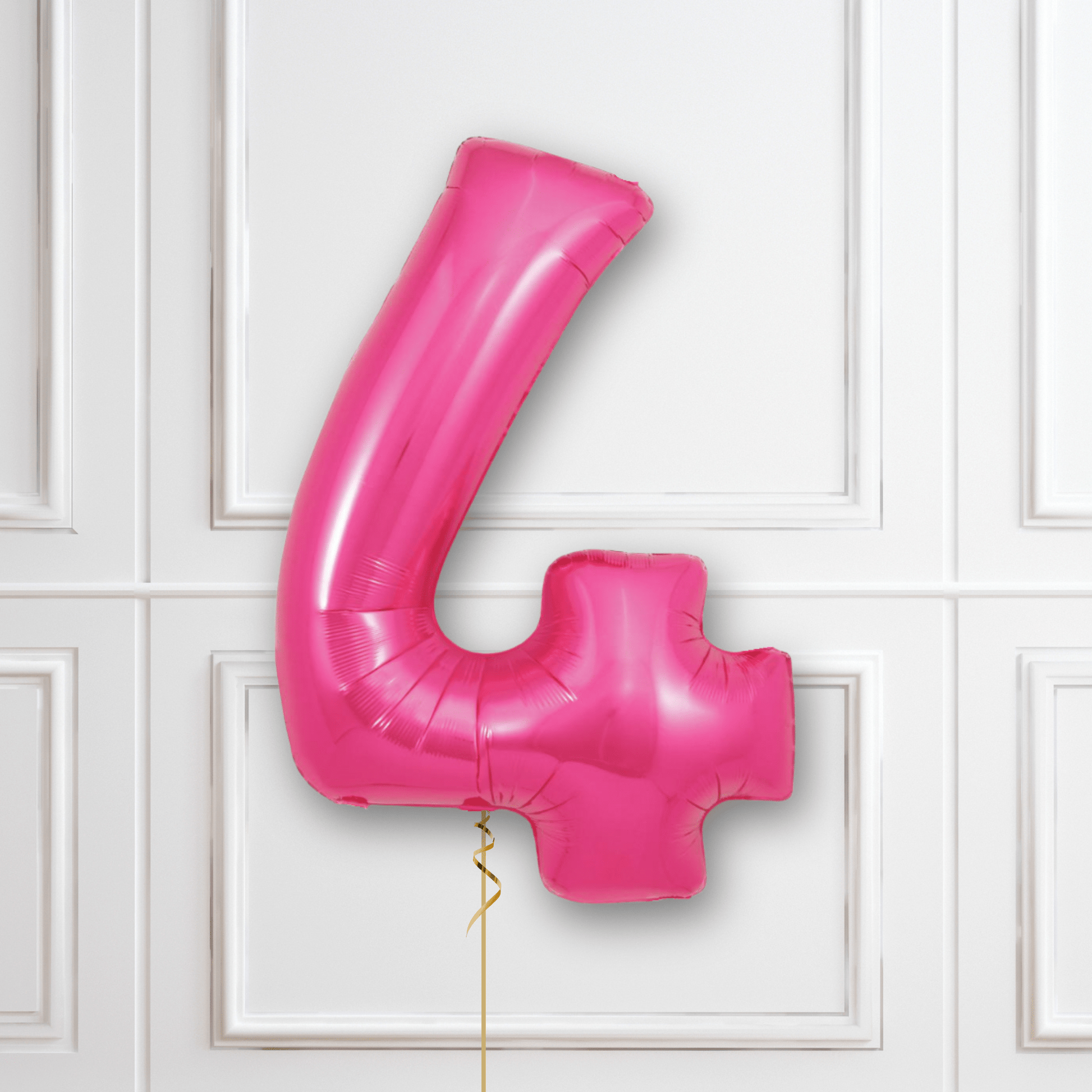 Large Pink Foil Number Balloons