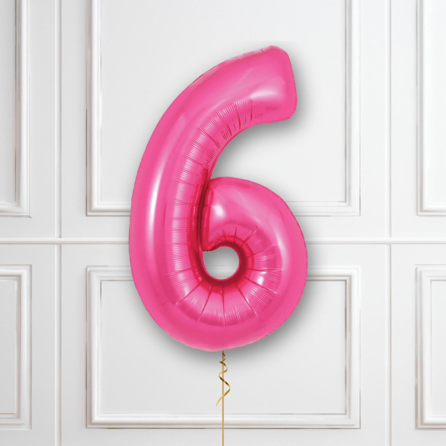 Large Pink Foil Number Balloons | The Party Hut