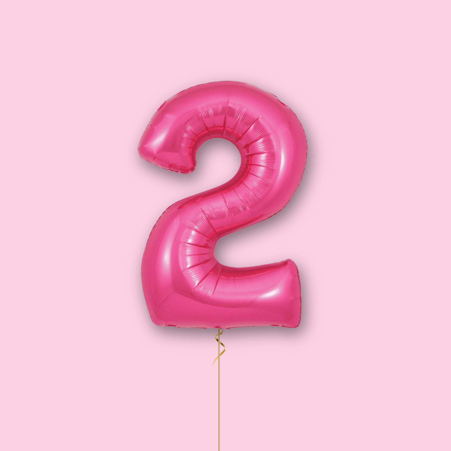 Large Pink Foil Number Balloons | The Party Hut