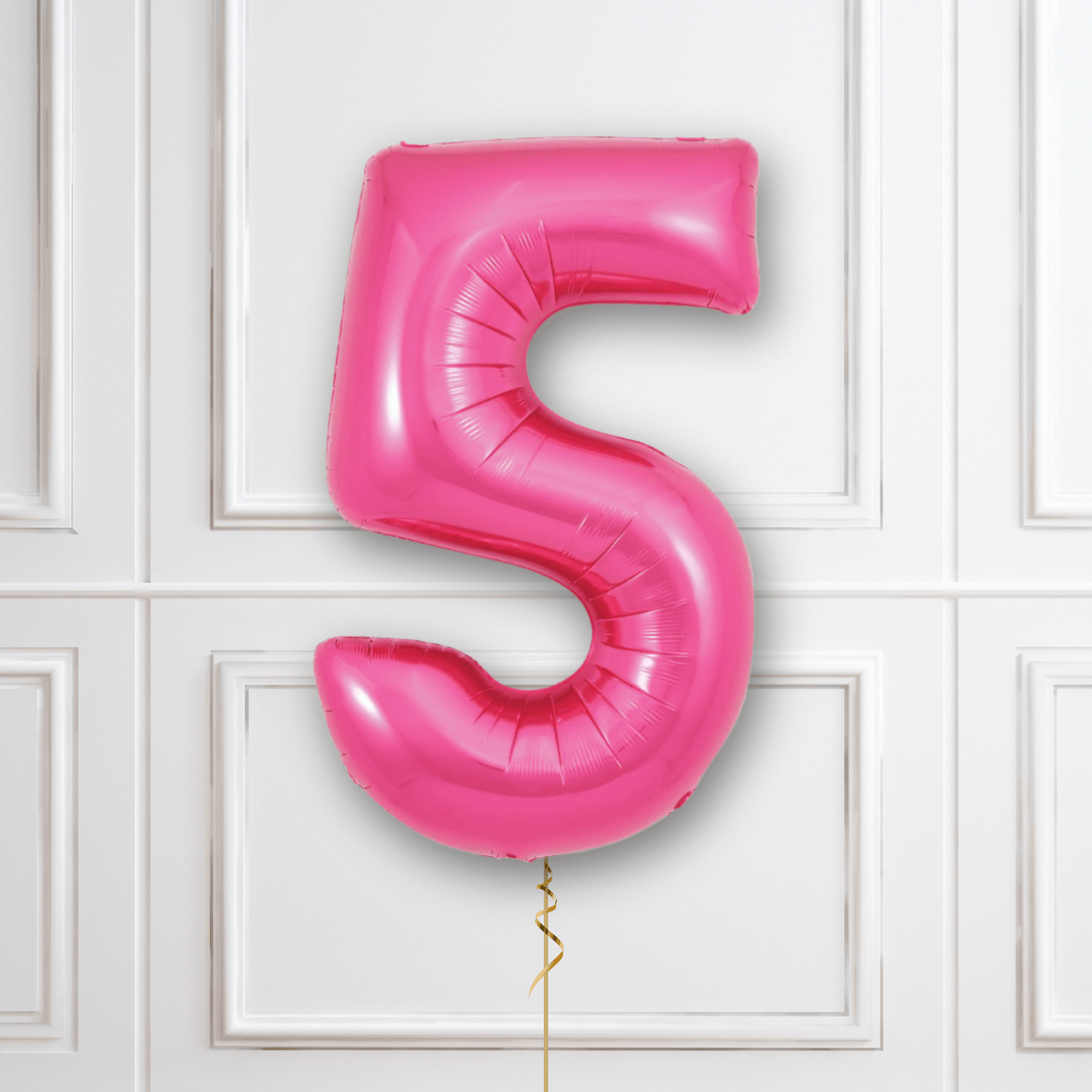 Large Pink Foil Number Balloons | The Party Hut