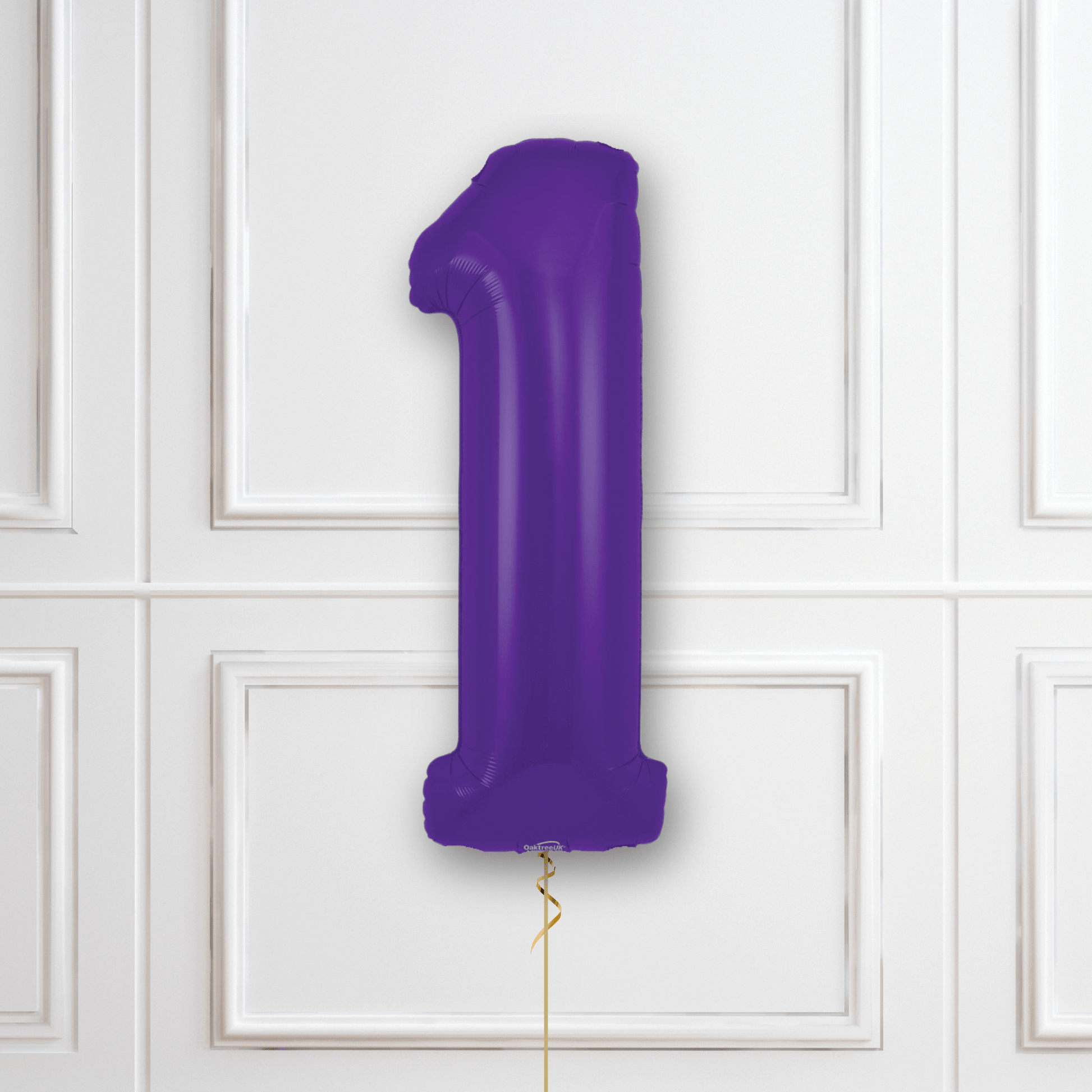 Large Purple Foil Number Balloons