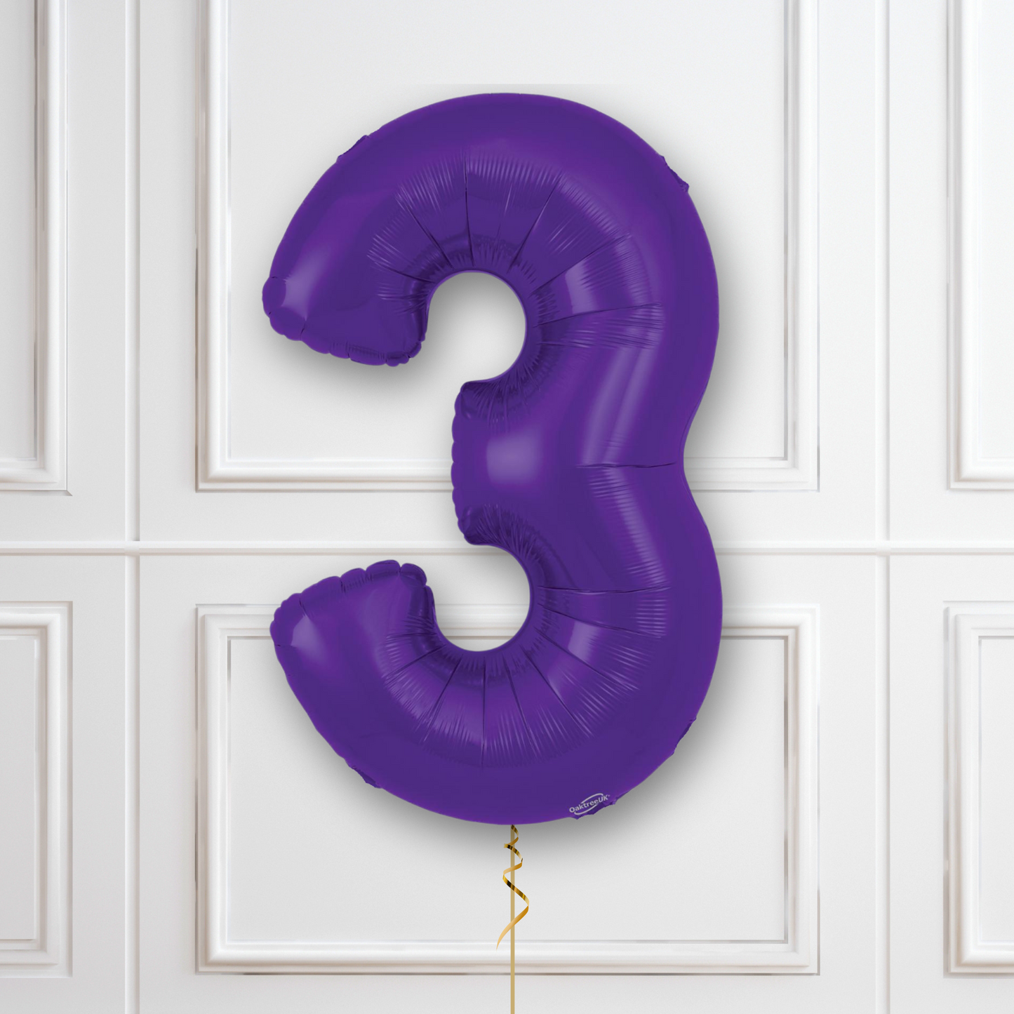 Large Purple Foil Number Balloons | The Party Hut