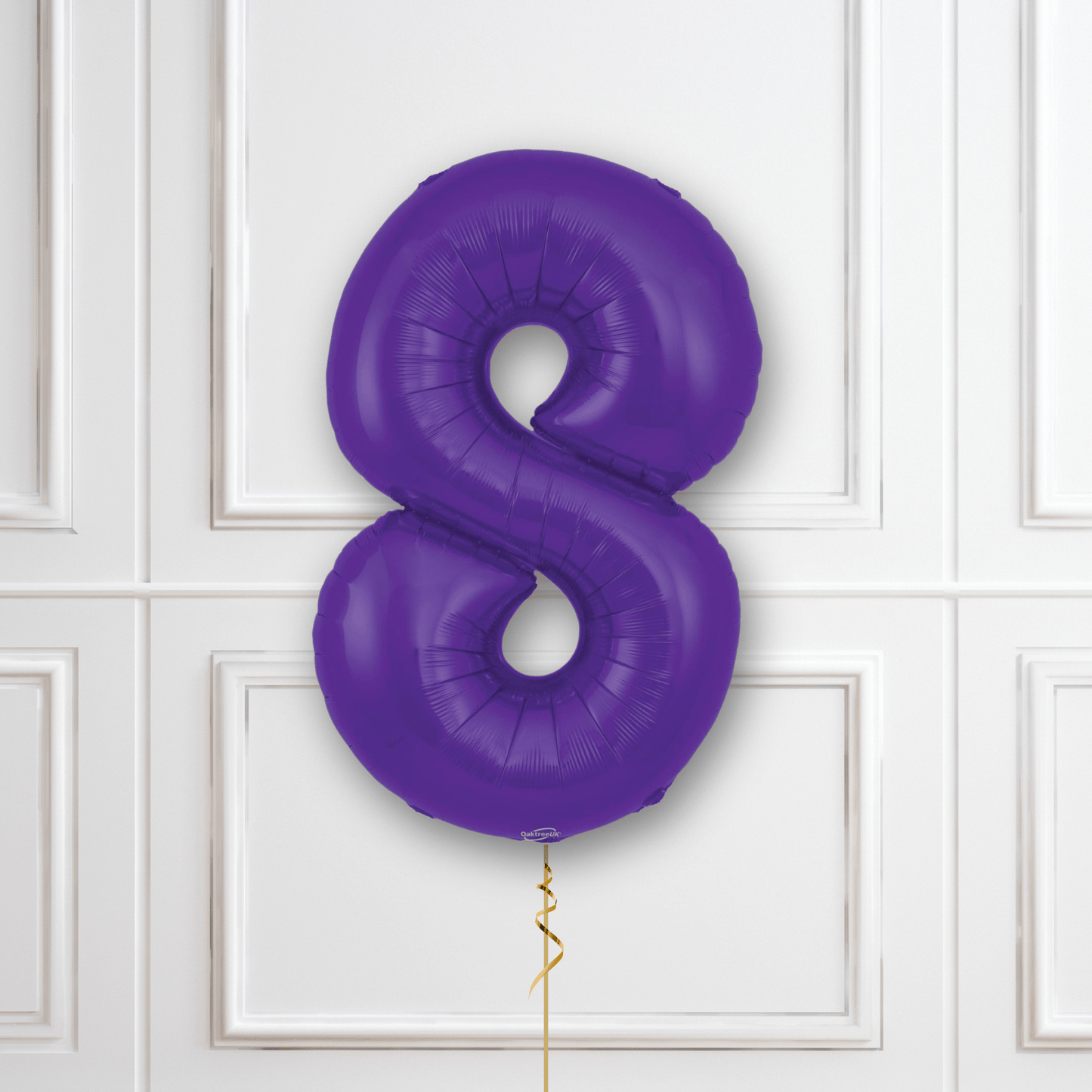 Large Purple Foil Number Balloons | The Party Hut