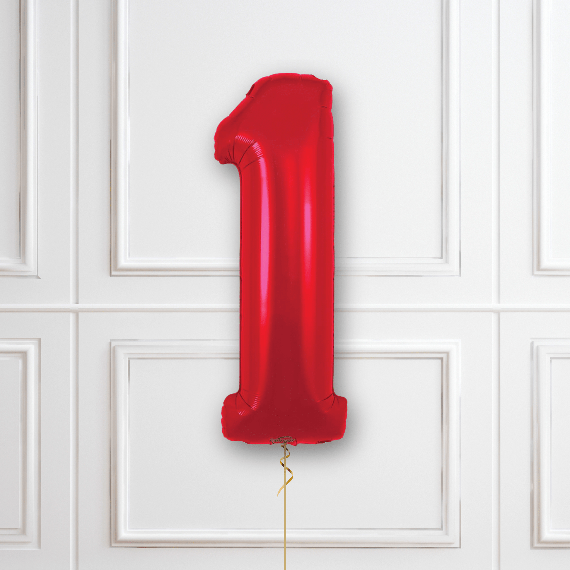 Large Red Foil Number Balloons