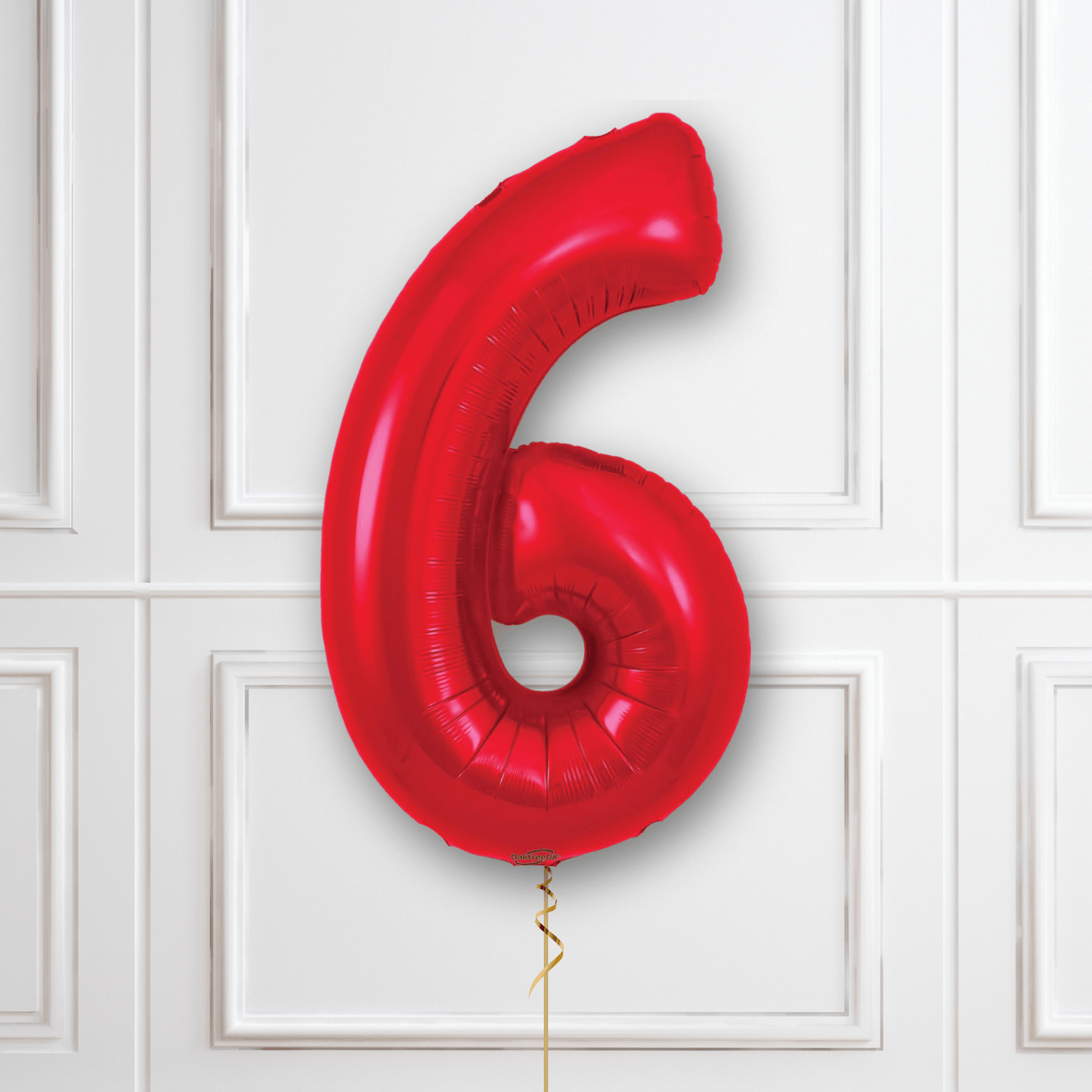 Large Red Foil Number Balloons | The Party Hut