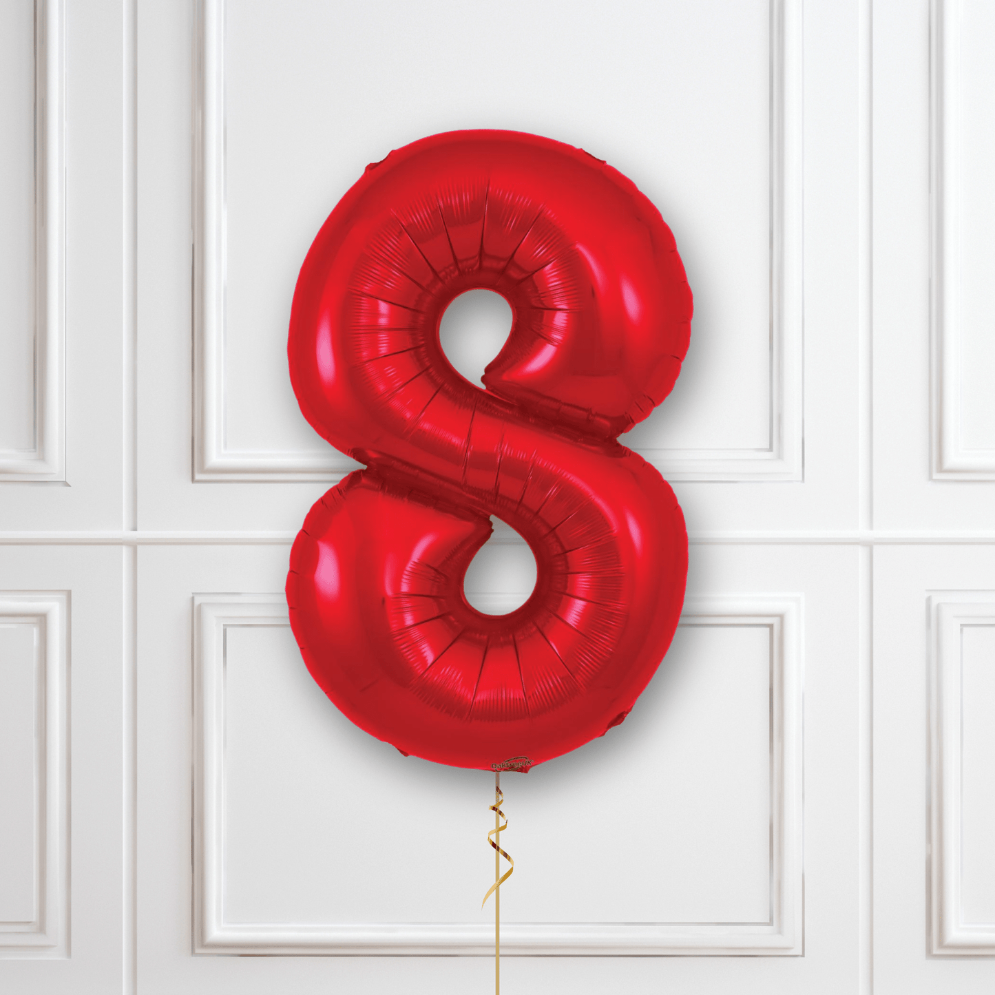 Large Red Foil Number Balloons | The Party Hut