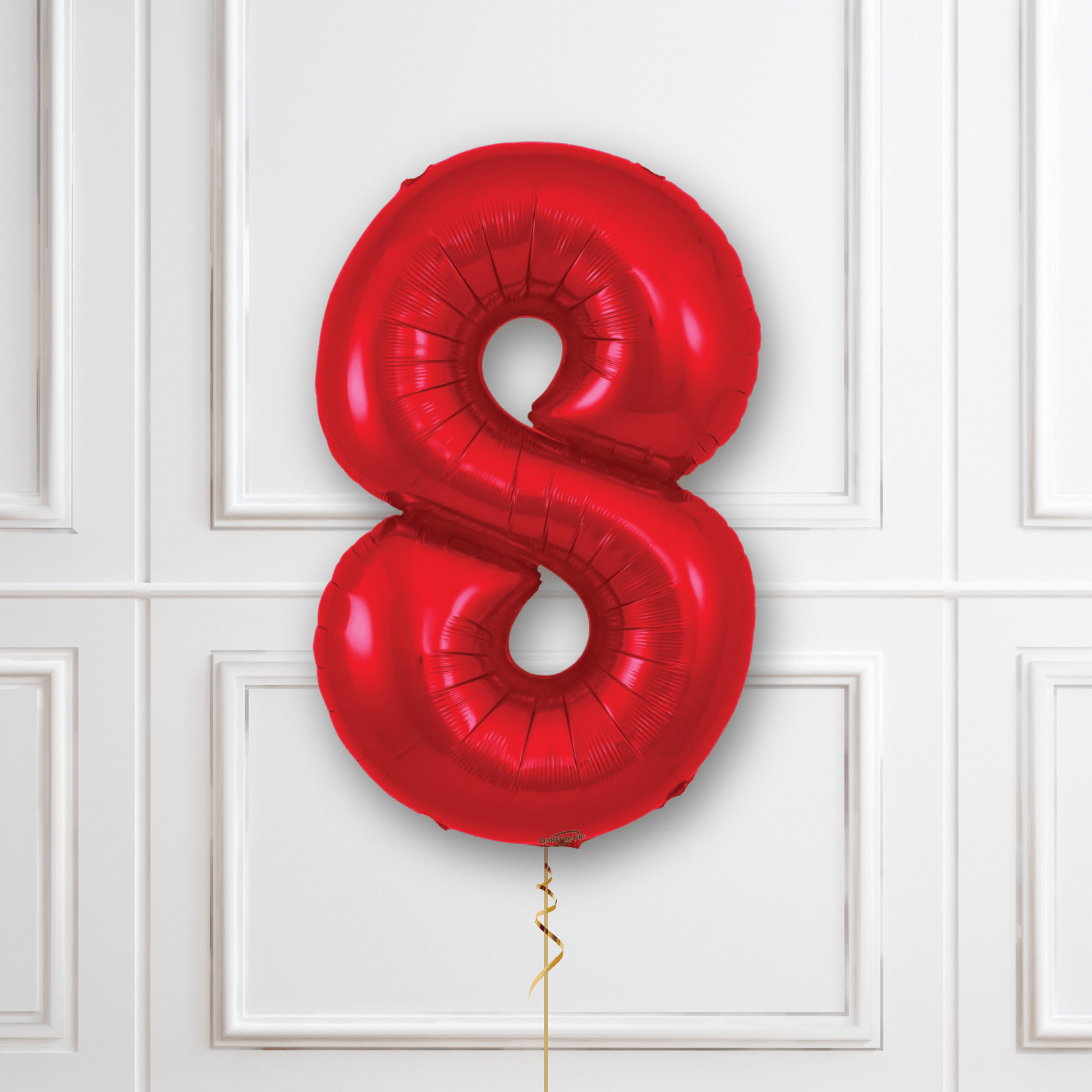 Large Red Foil Number Balloons