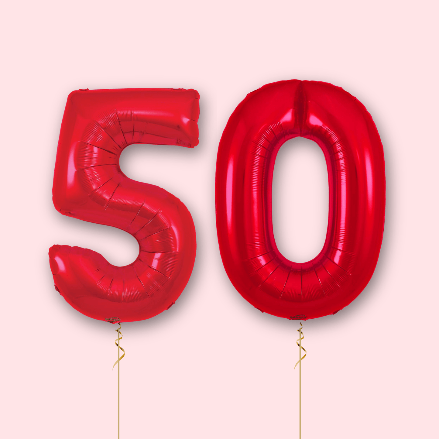 Large Red Foil Number Balloons | The Party Hut