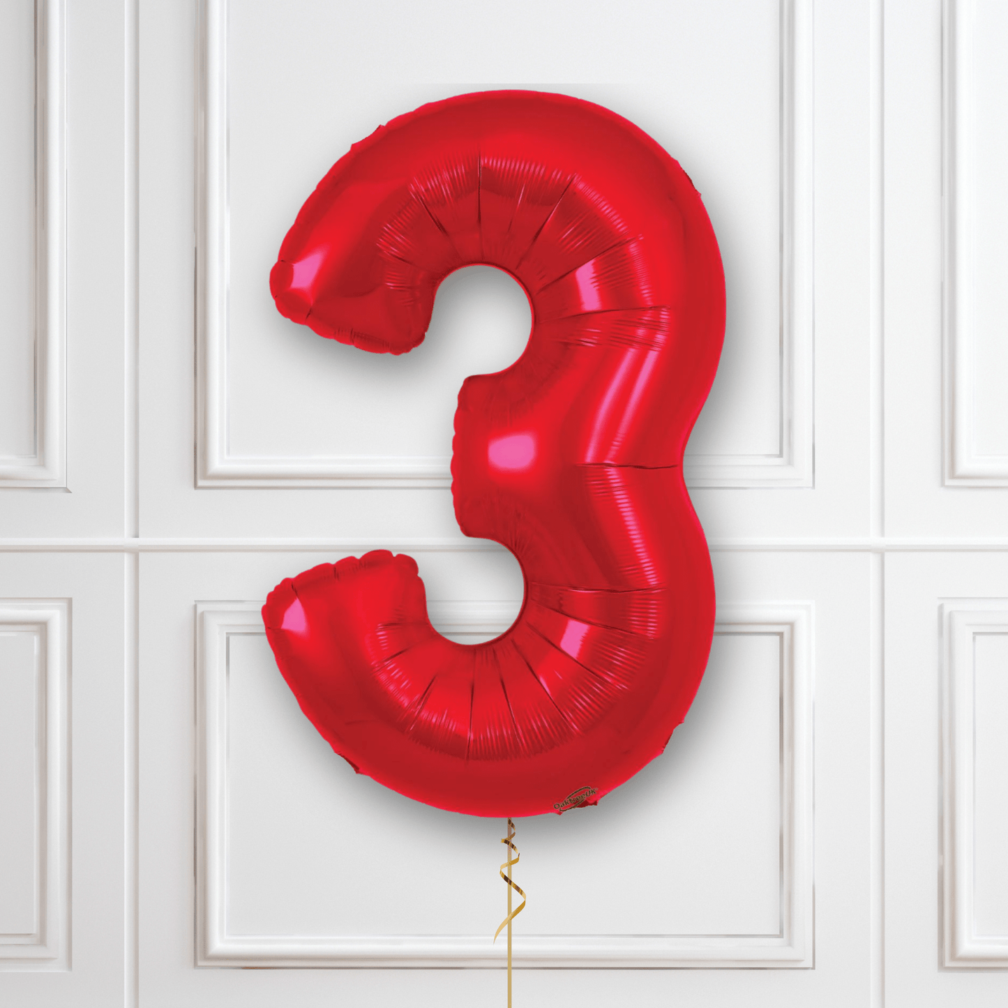 Large Red Foil Number Balloons | The Party Hut