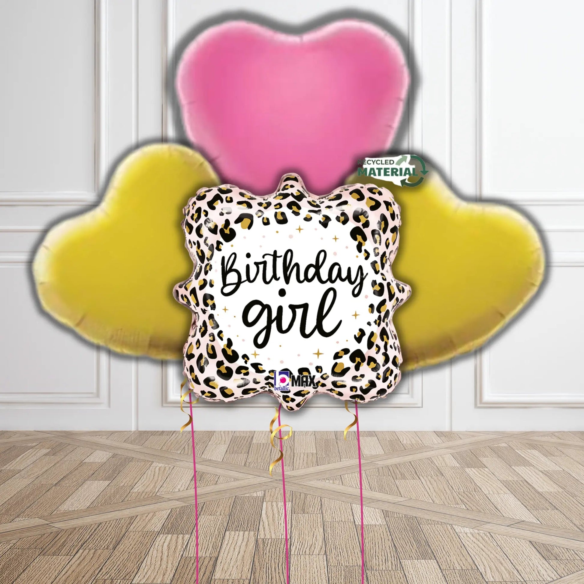 Leopard Print Birthday Balloon Bouquet