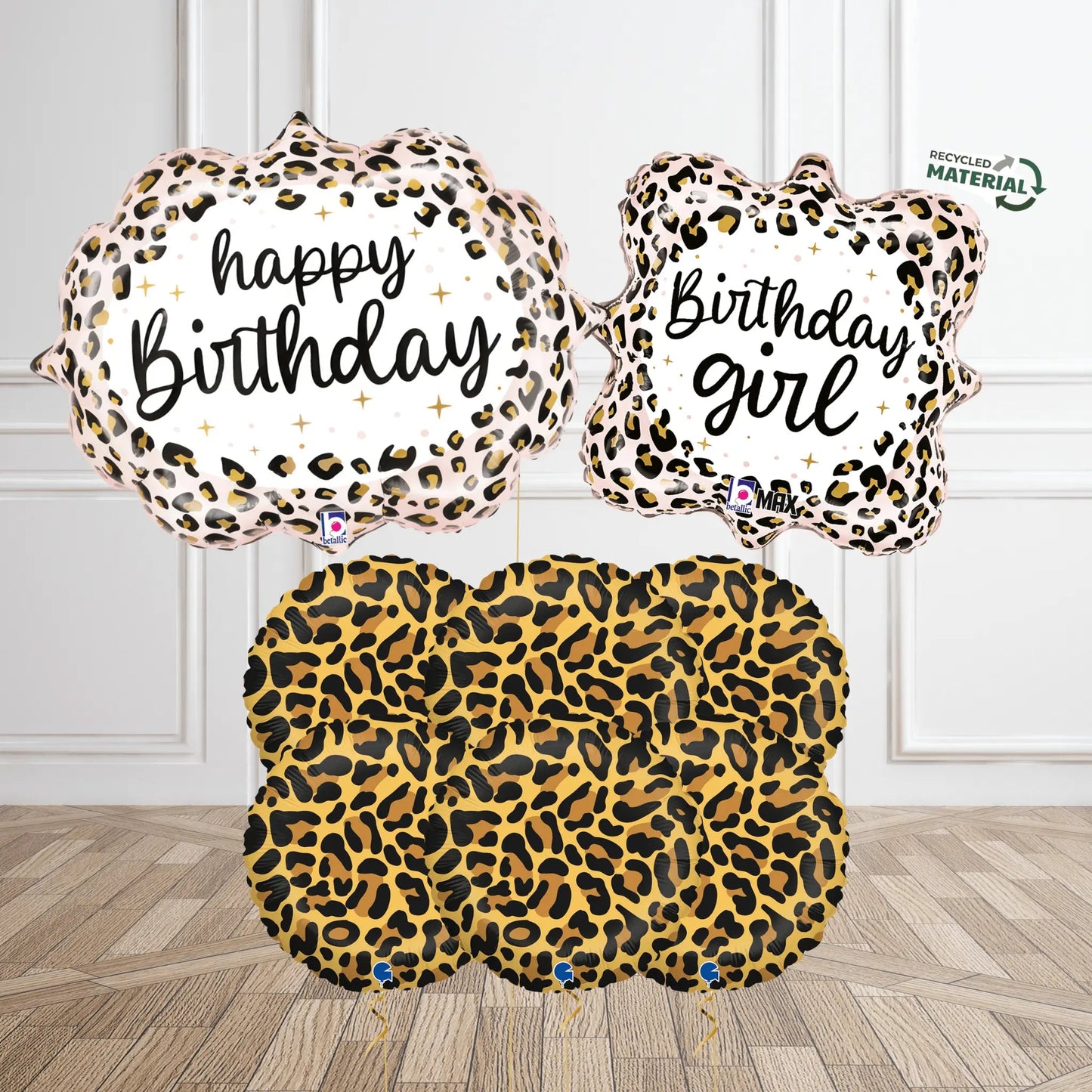 Leopard Print Birthday Balloon Bouquet | The Party Hut