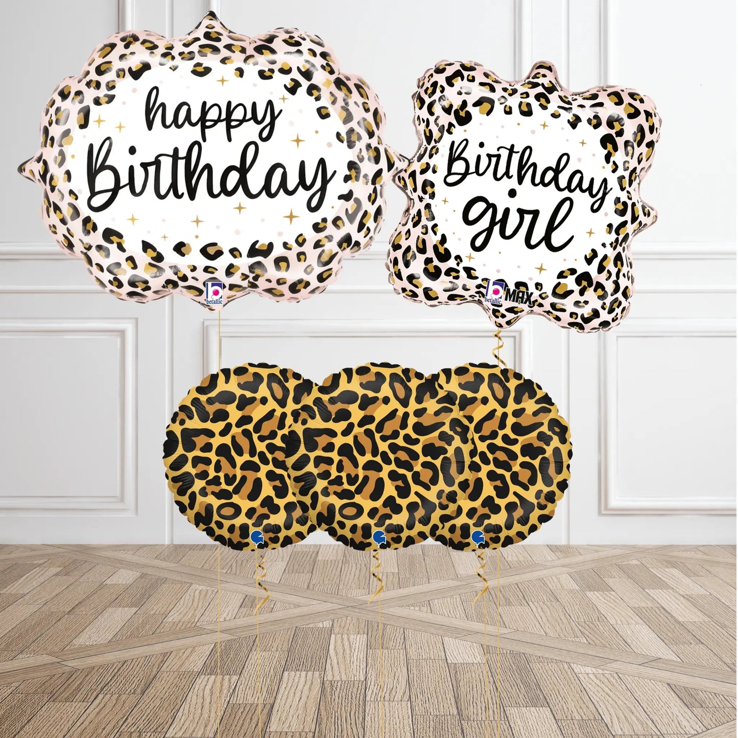 Leopard Print Birthday Balloon Bouquet | The Party Hut