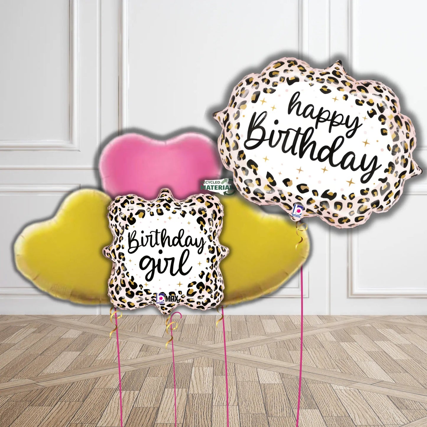 Leopard Print Birthday Balloon Bouquet | The Party Hut