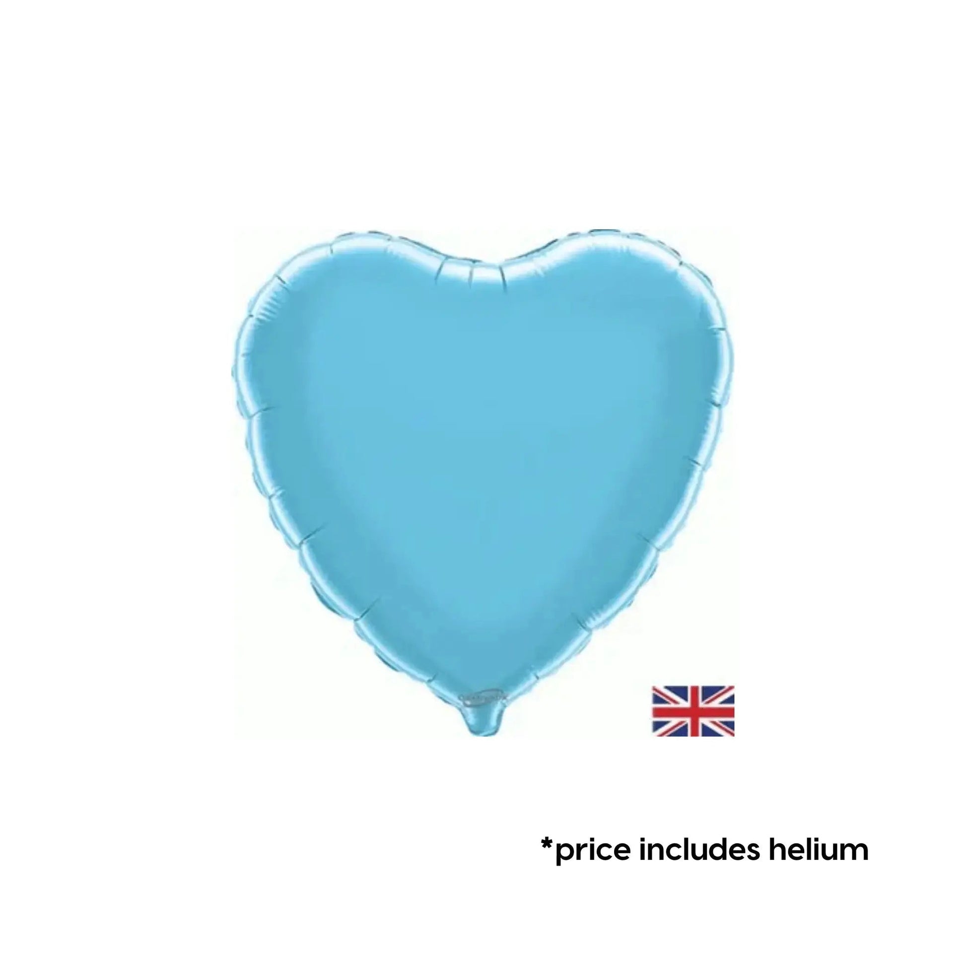 Light Blue Heart Balloon