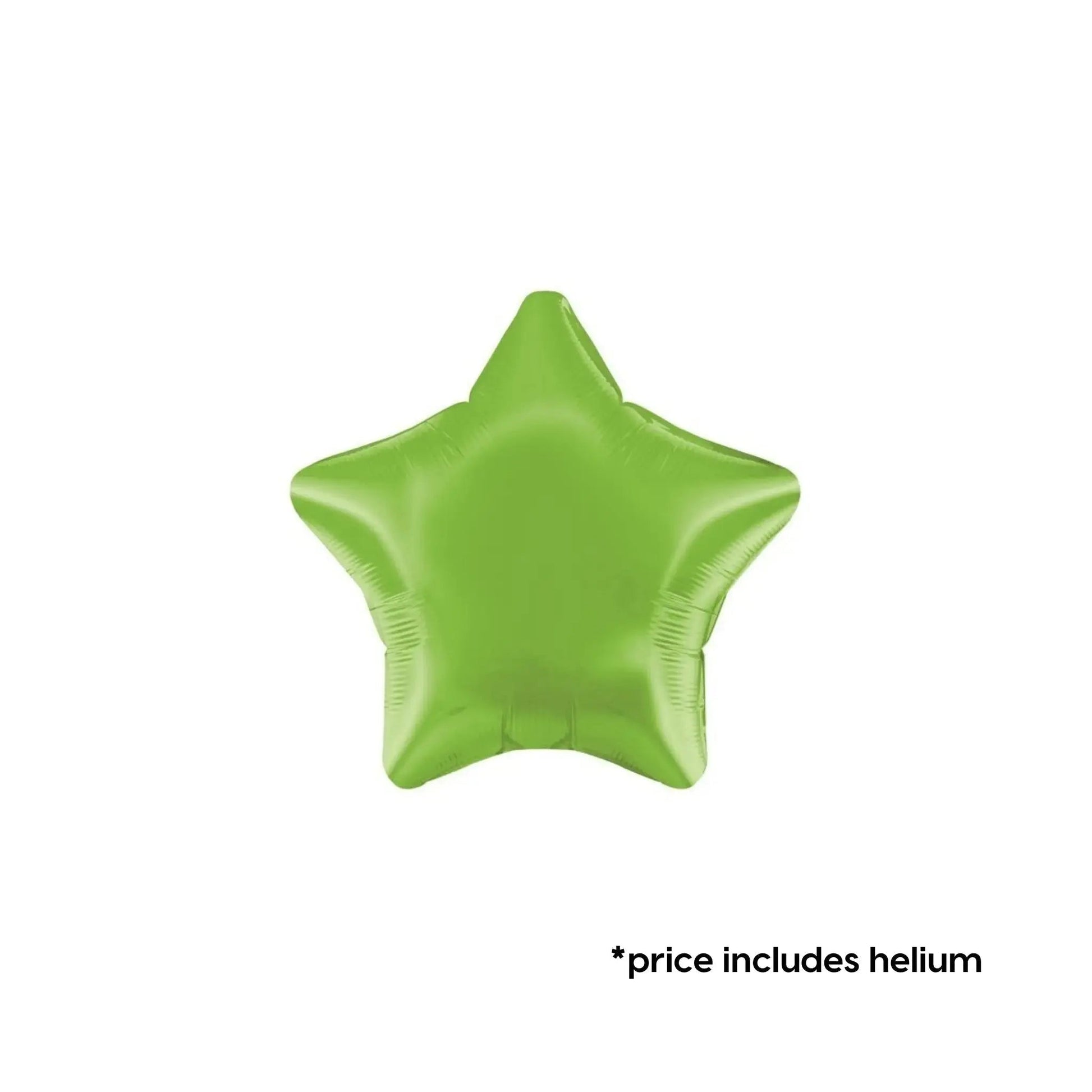 Lime Green Star Balloon