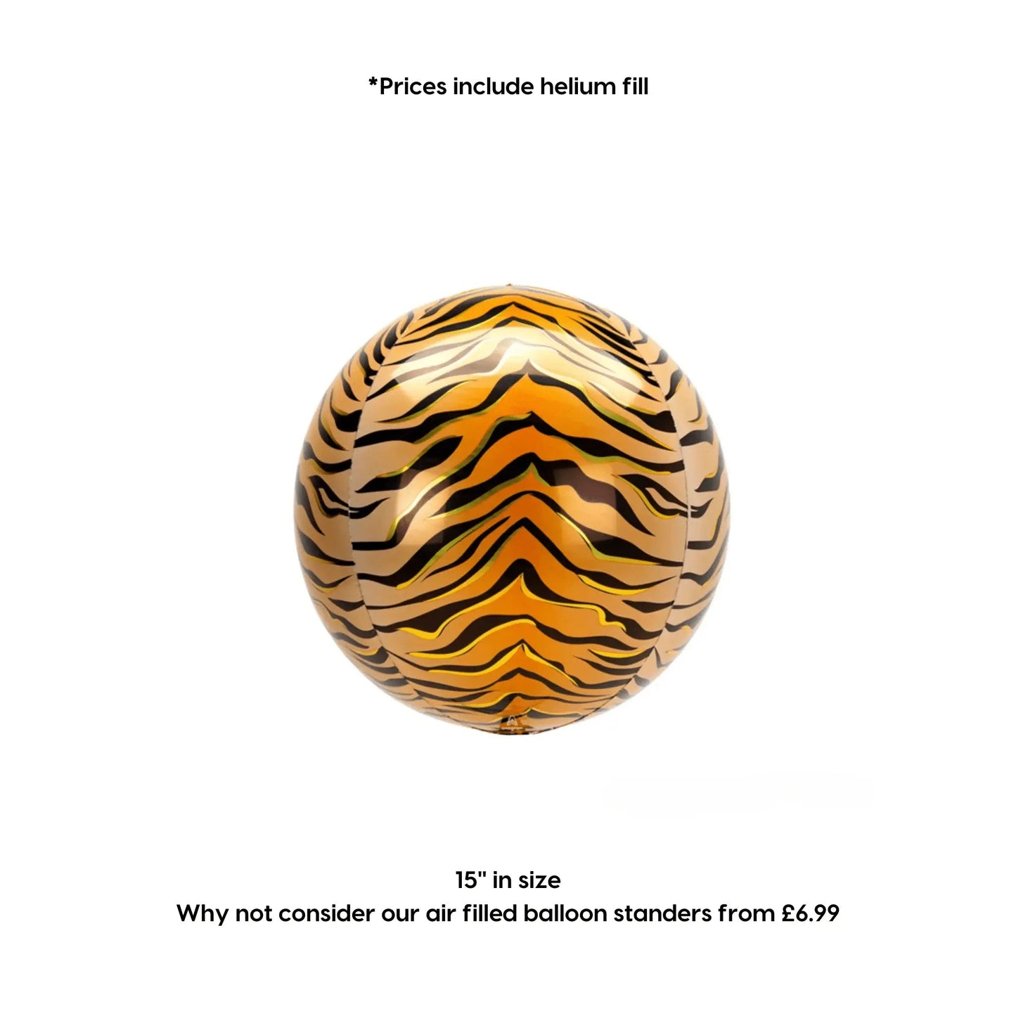 Lion Print Orb Balloon | The Party Hut