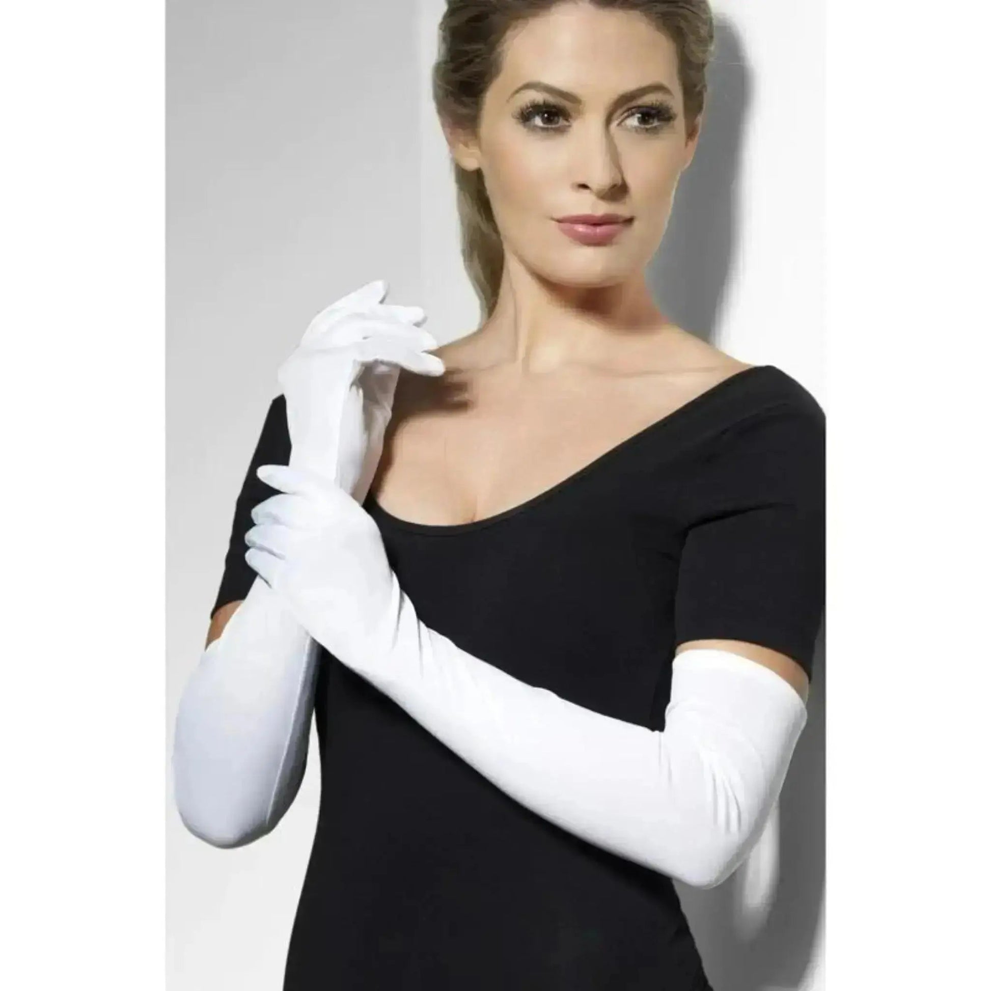 Long Gloves (Available in Black, White, and Red)