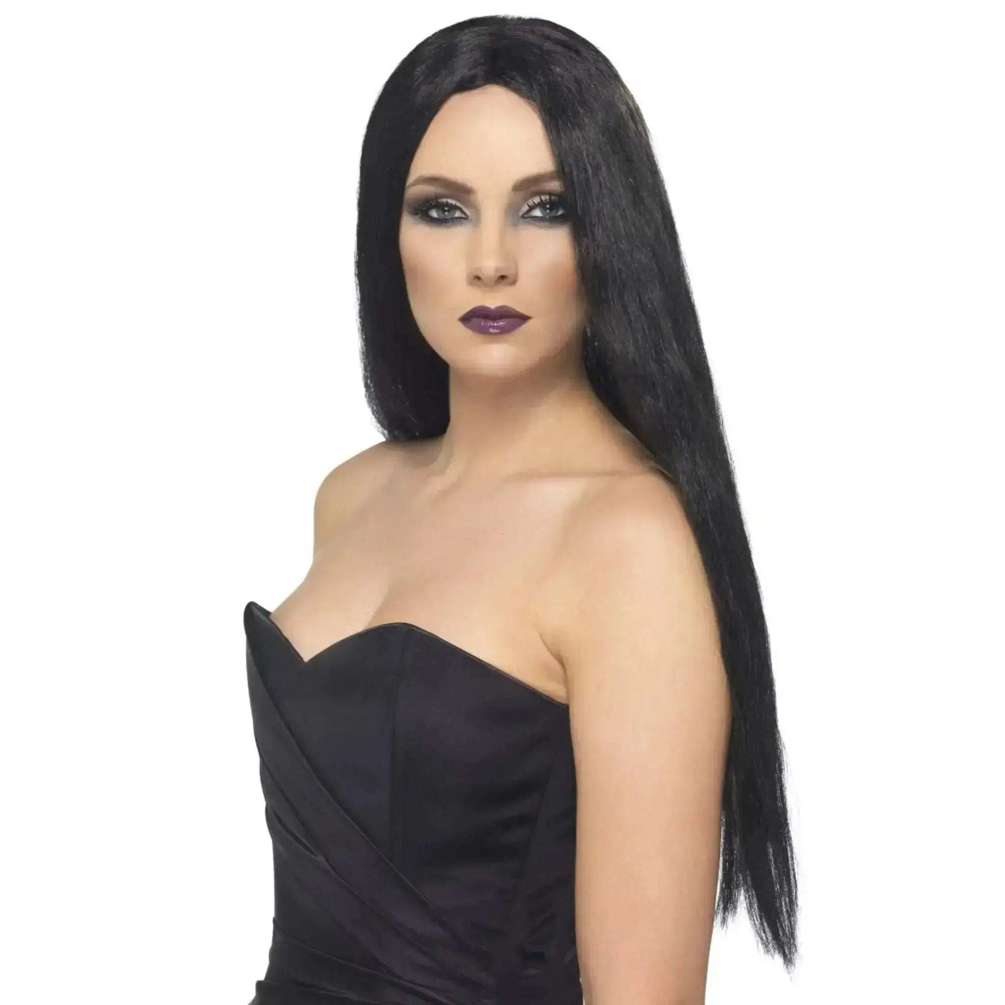 Long Witch Wig (Black) | The Party Hut