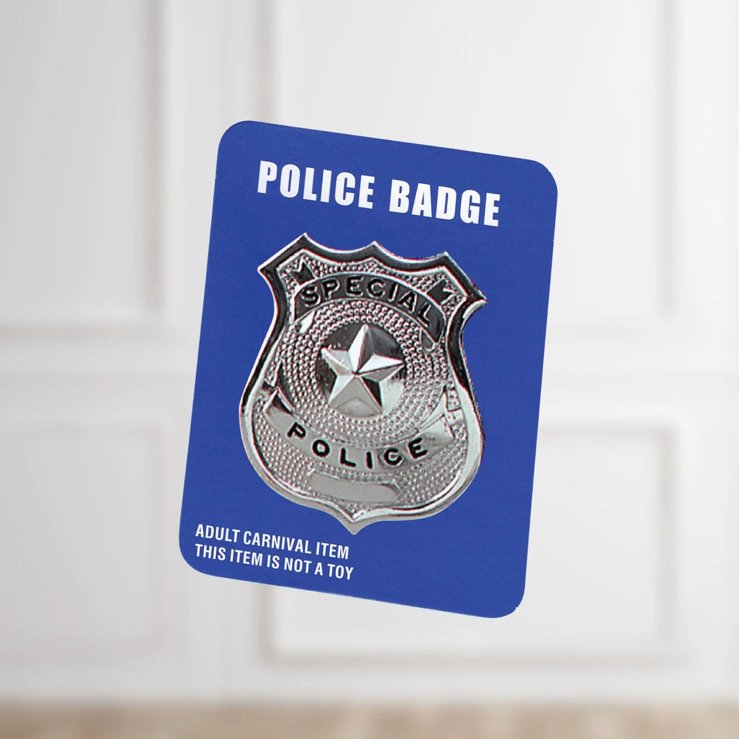 Metal Police Badge – Authentic Look for Costumes & Roleplay | The Party Hut