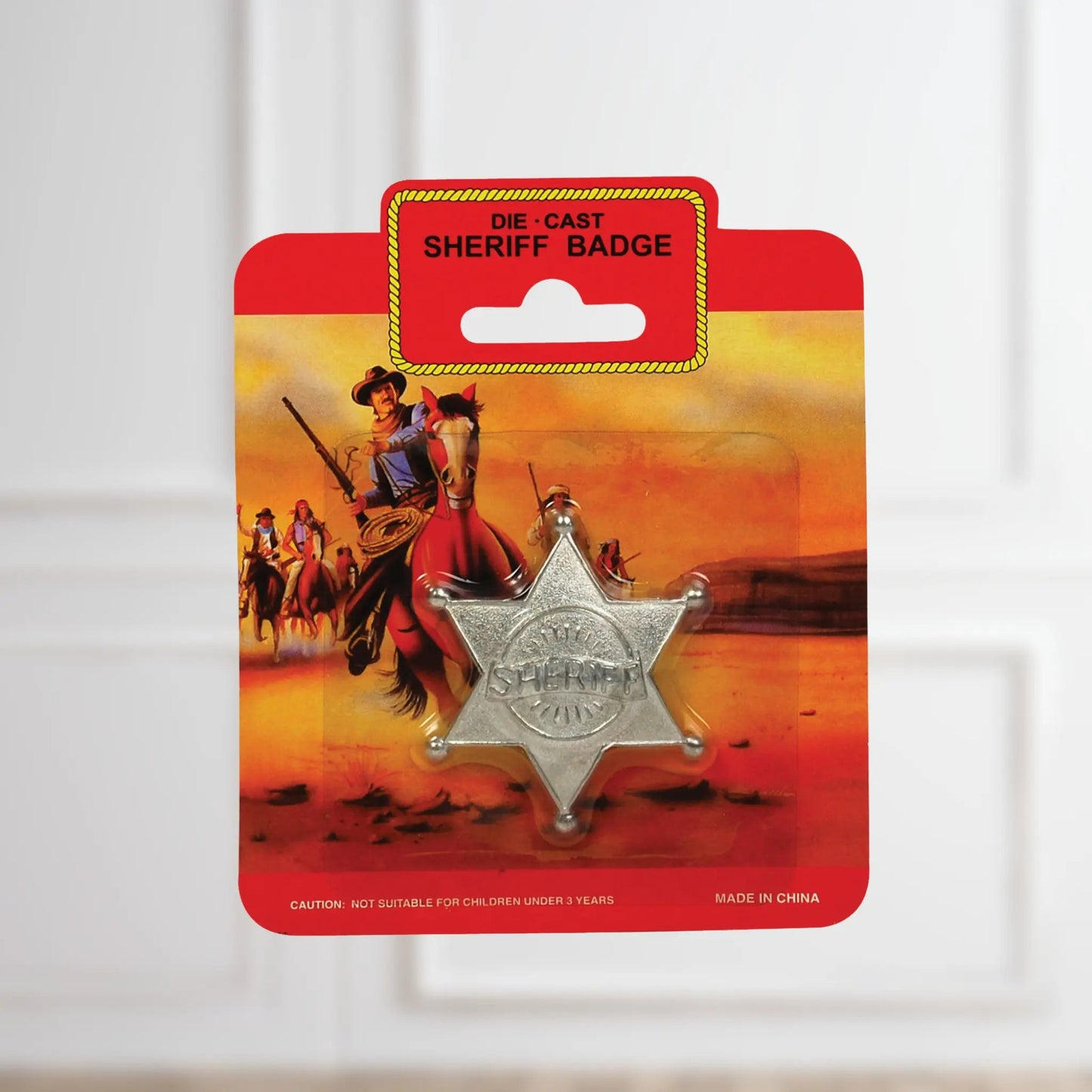 Metal Sheriff Badge – Authentic - Looking Western Accessory | The Party Hut