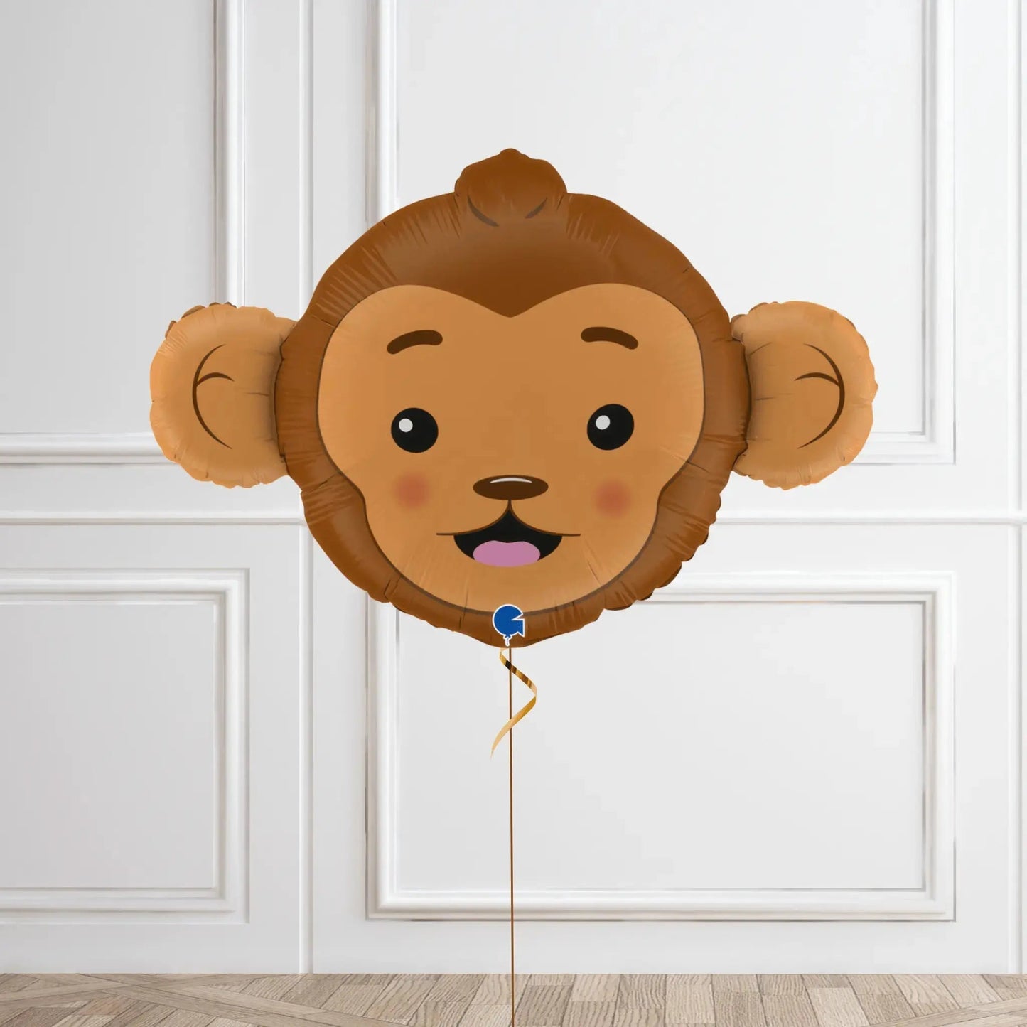 Monkey Head Helium Balloon – Fun Jungle - Themed Party Decoration | The Party Hut