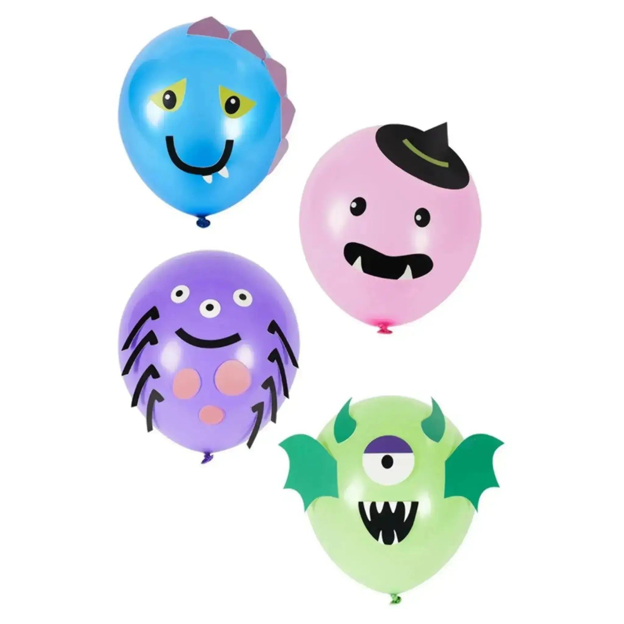 Monster Tableware Party Balloons (Pack of 8) | The Party Hut