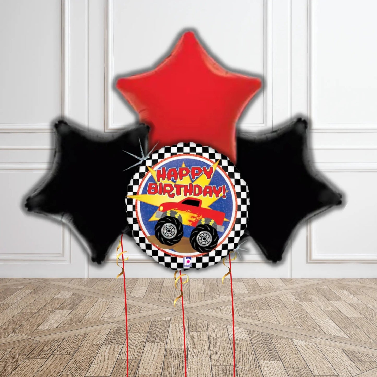 Monster Truck Birthday Balloon Bouquet Set | The Party Hut