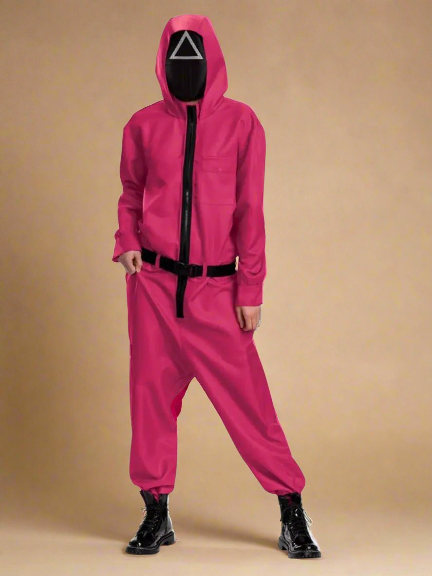 Squid Game Triangle Guard Costume - Enforcer of the Game