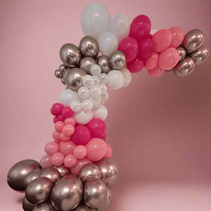 Organic Balloon Half Arch | The Party Hut